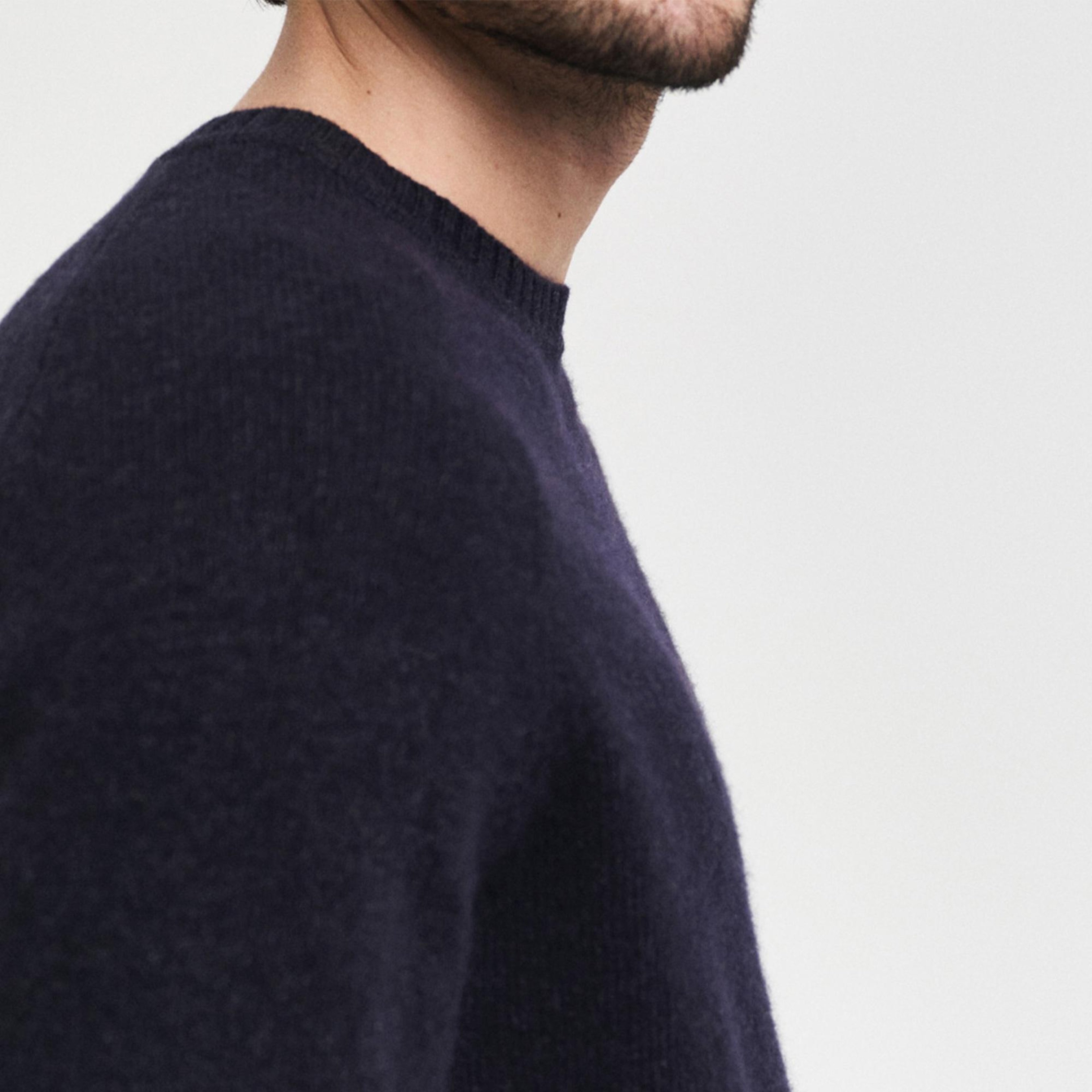 GANT Erkek Lacivert Regular Fit Uzun Kollu Triko