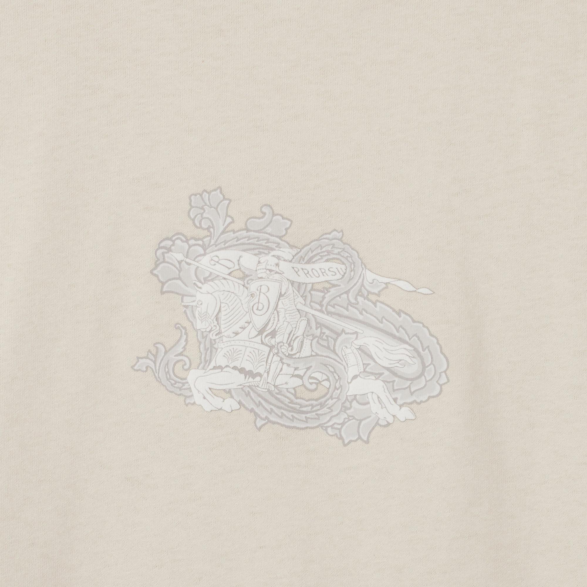 Burberry Erkek Bej T-Shirt