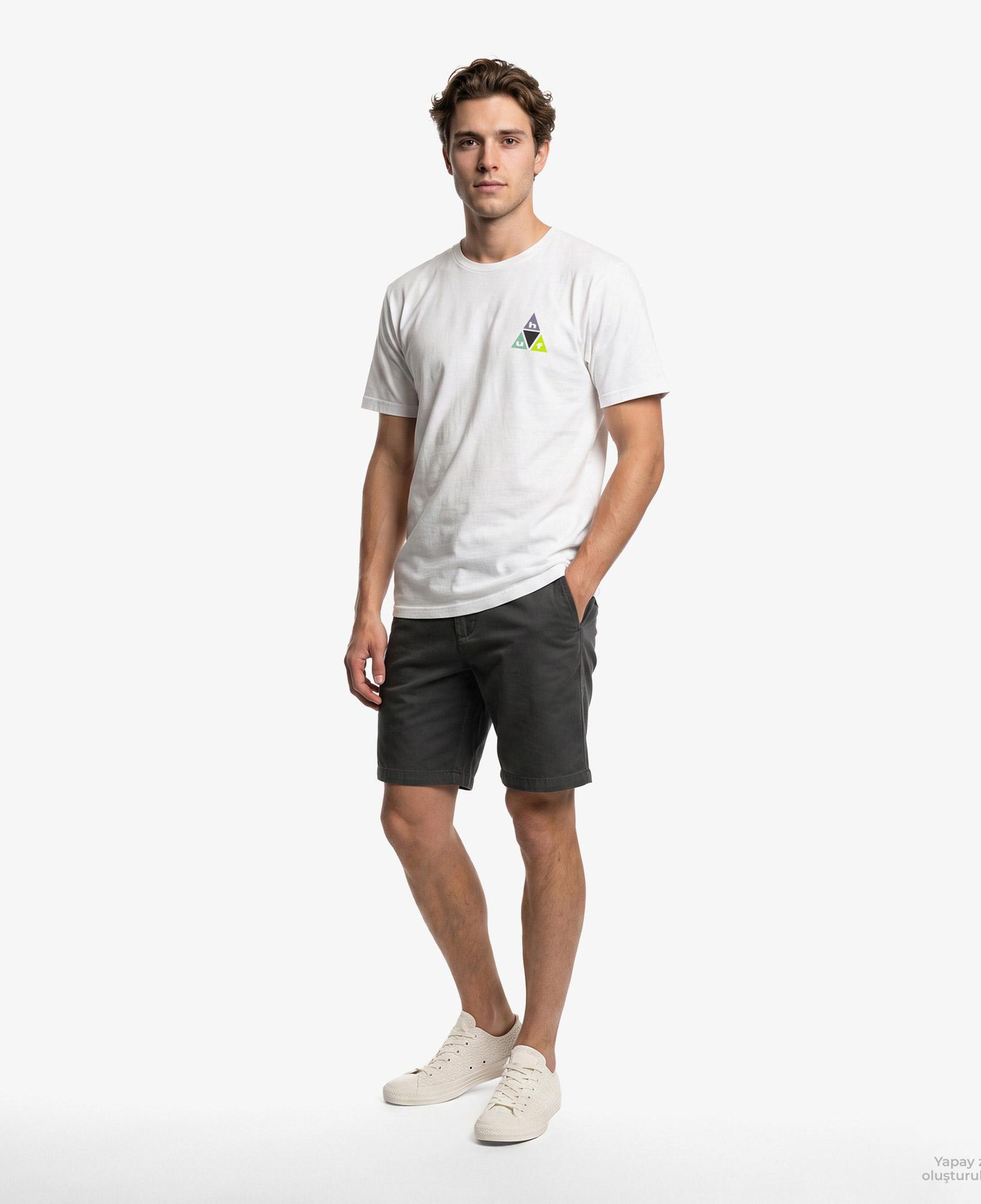 Huf Prism TT Erkek Beyaz T-Shirt