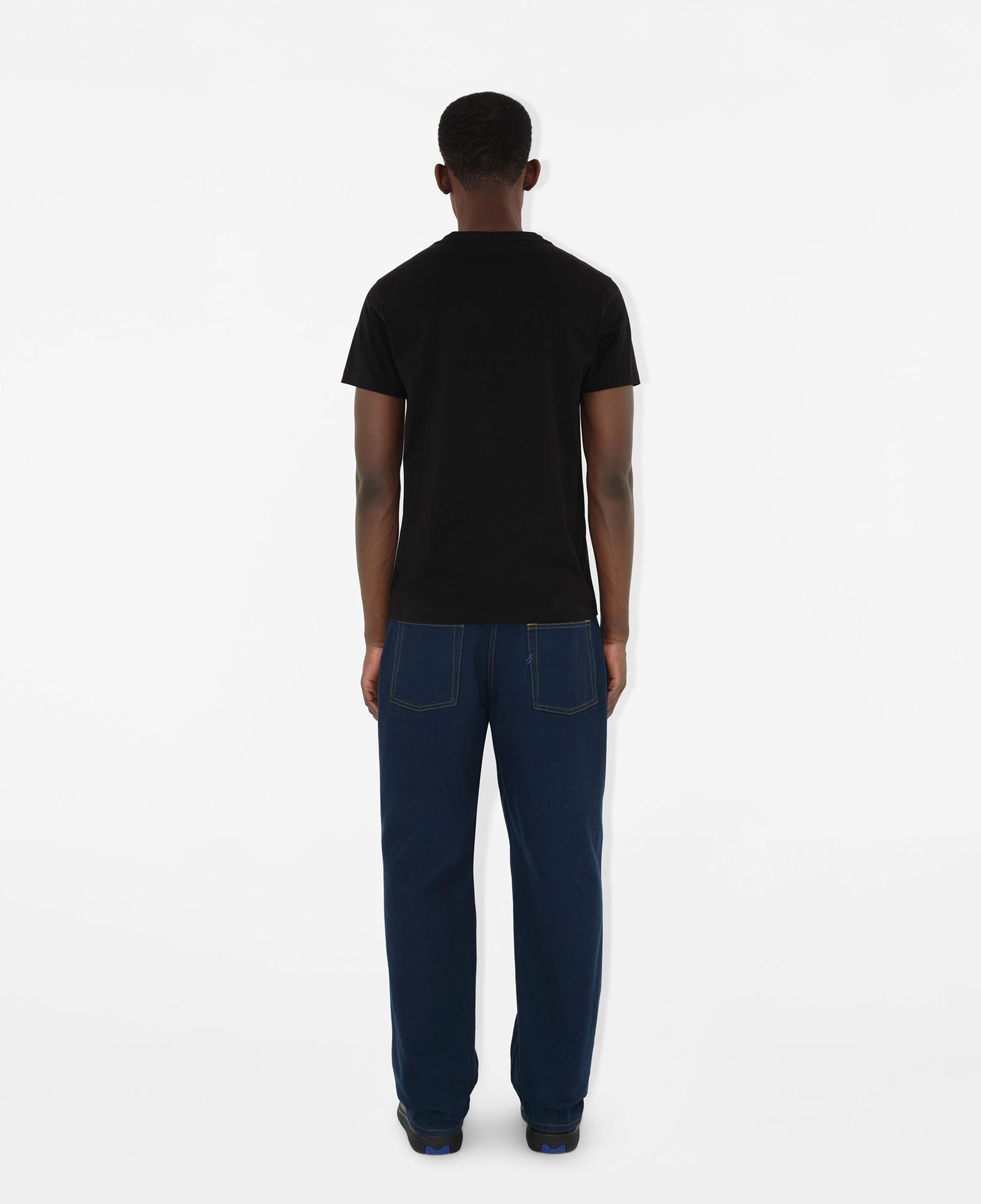 Burberry Parker Cotton Erkek Siyah T-Shirt
