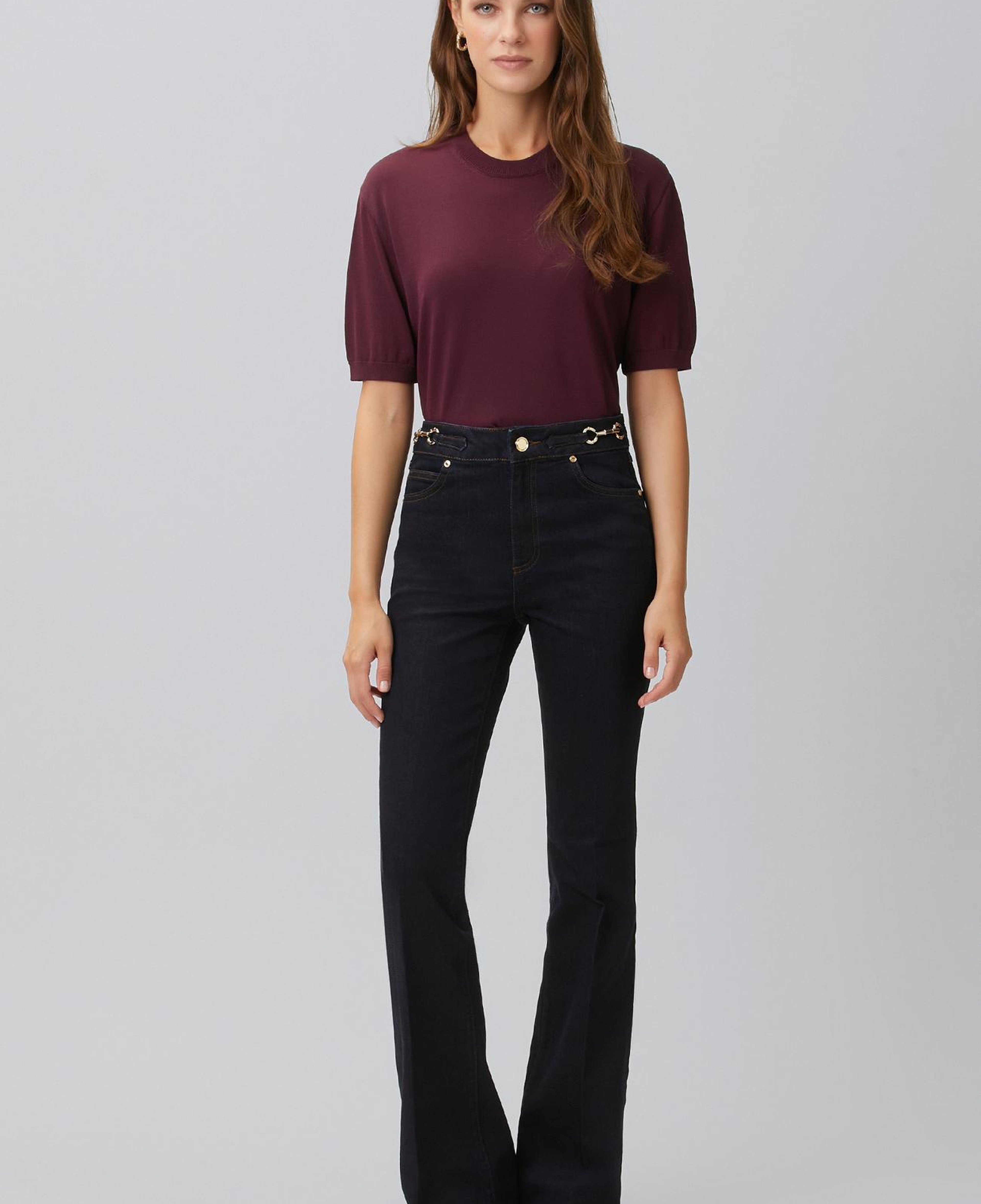 Network Kadın Bordo Rayon Basic Kazak