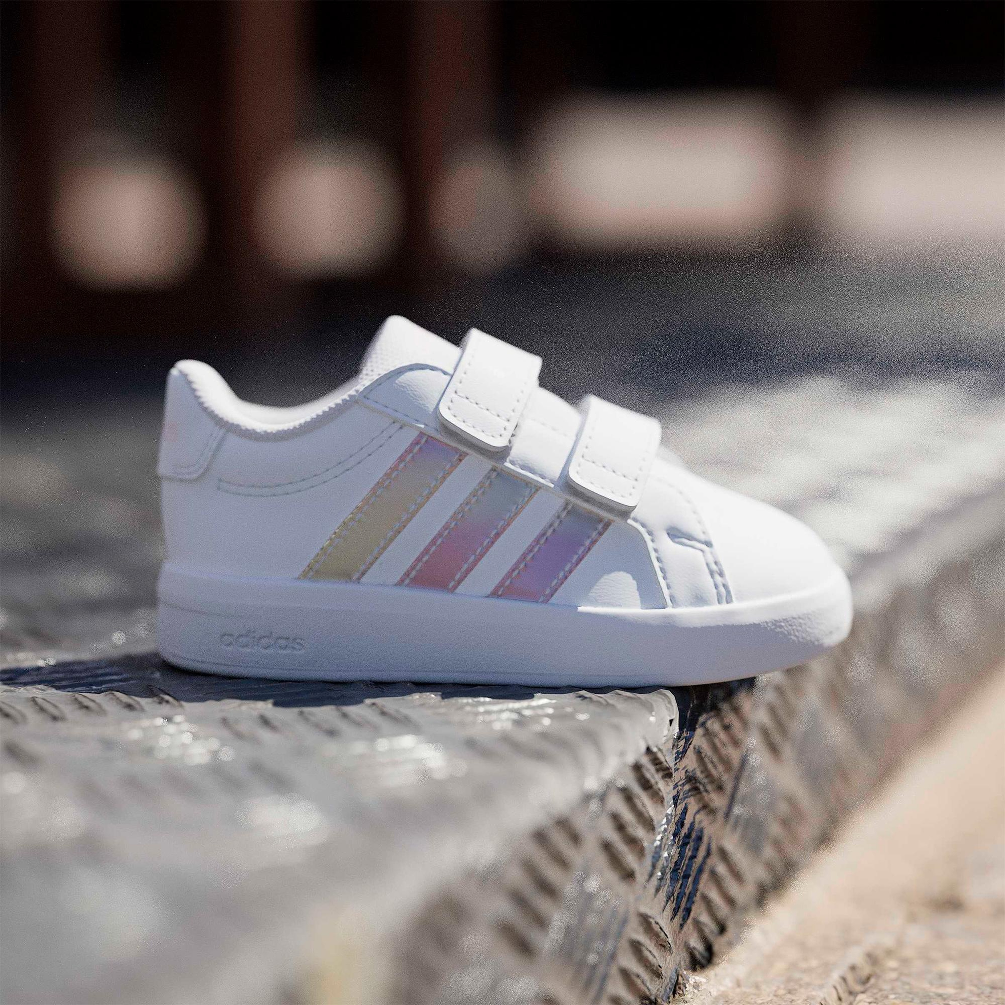 adidas Grand Court 3.0 Comfort Çocuk Beyaz Spor Ayakkabı