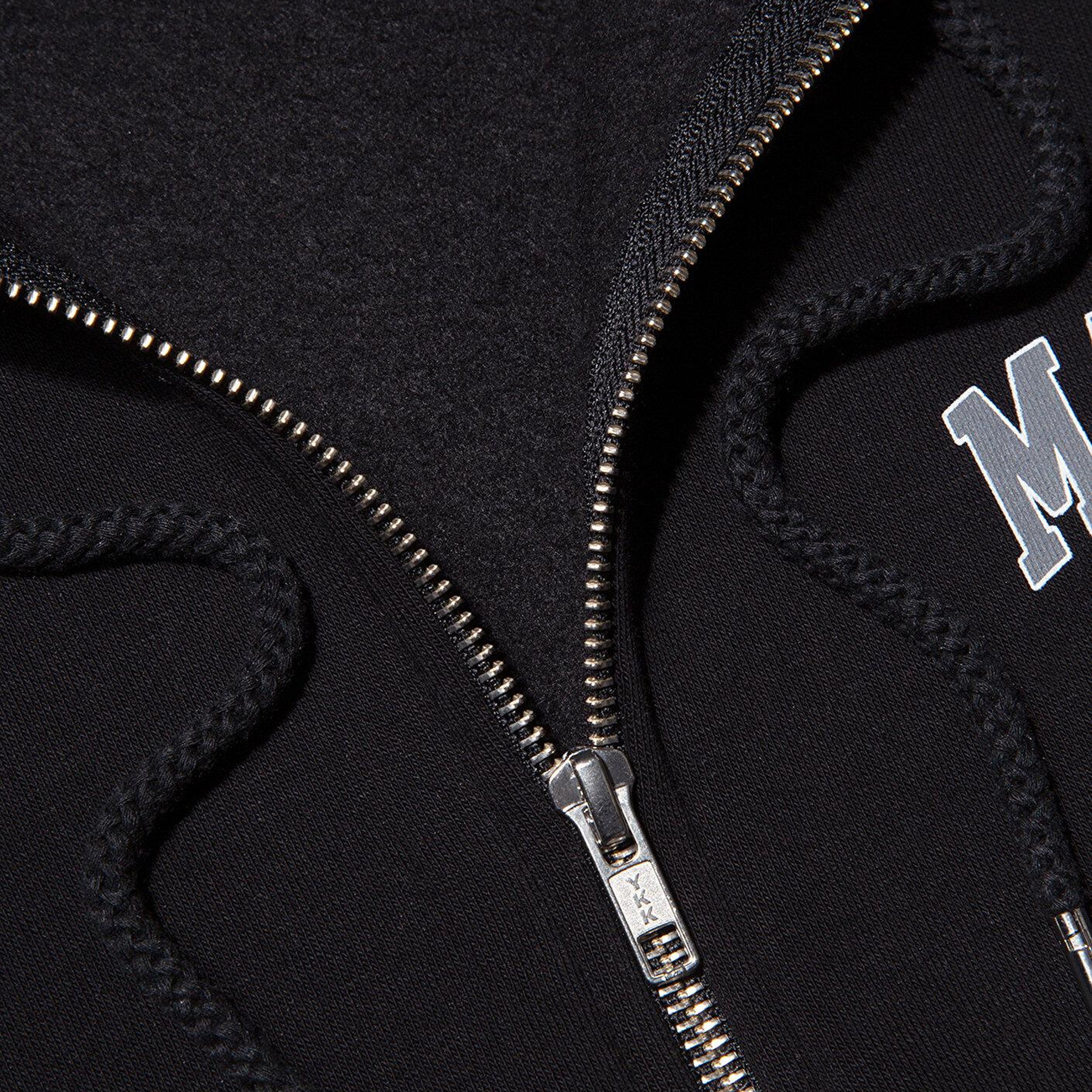 Mavi Mavi Logo Baskılı Kapüşonlu Fermuarlı Siyah Sweatshirt 0611715-900