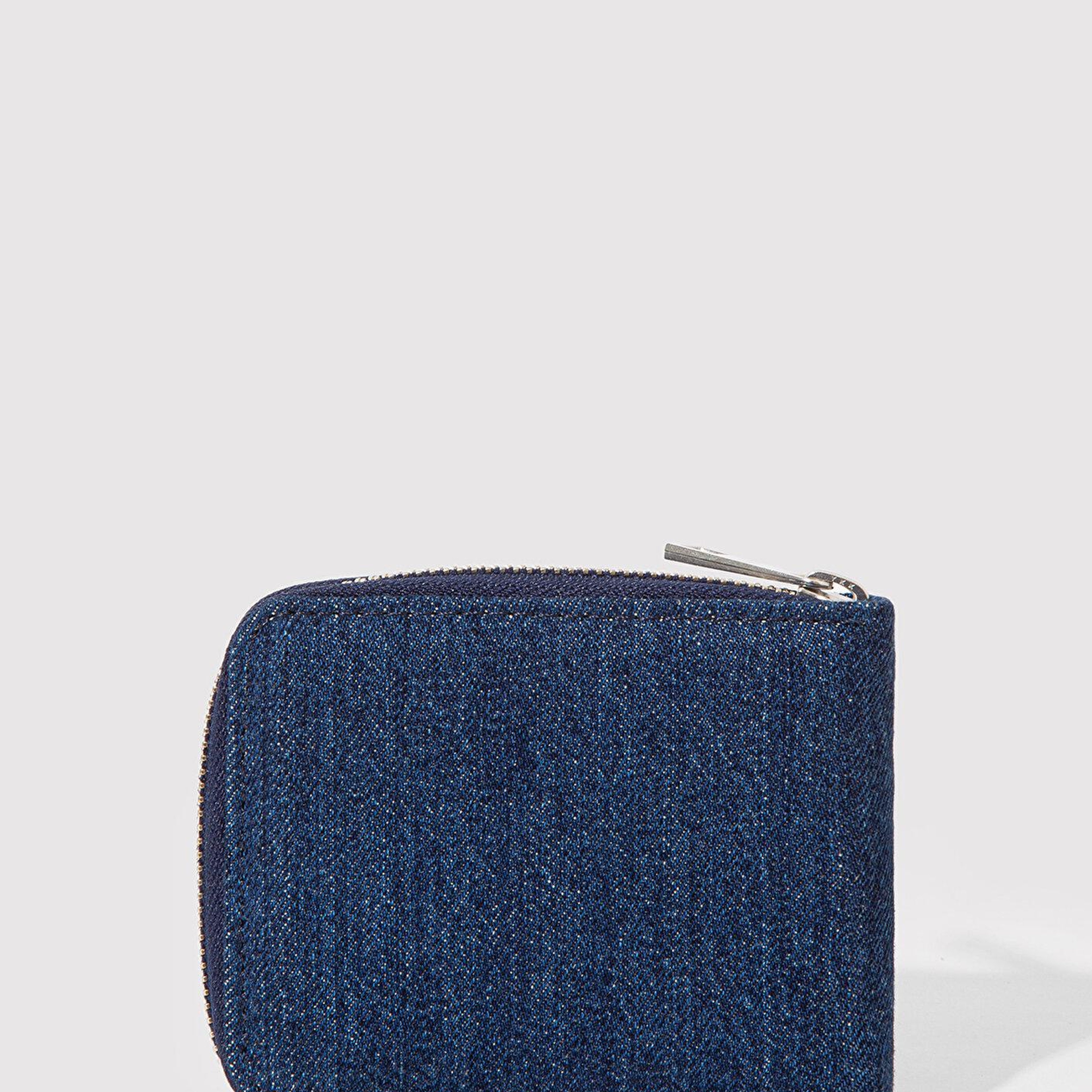 Mavi Fermuarlı Denim Cüzdan 1913340-83594