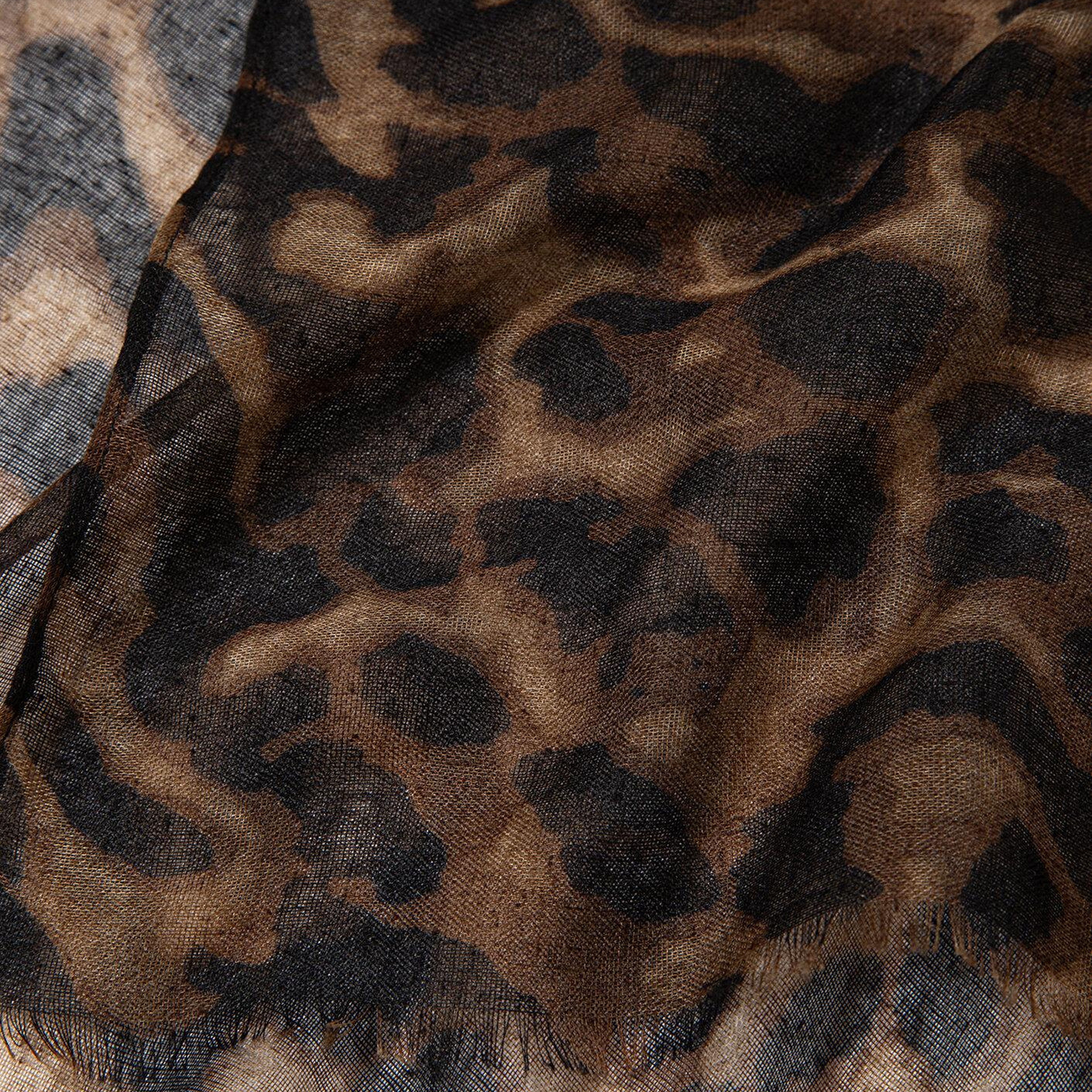 Mavi Leopar Desenli Şal 1913851-900