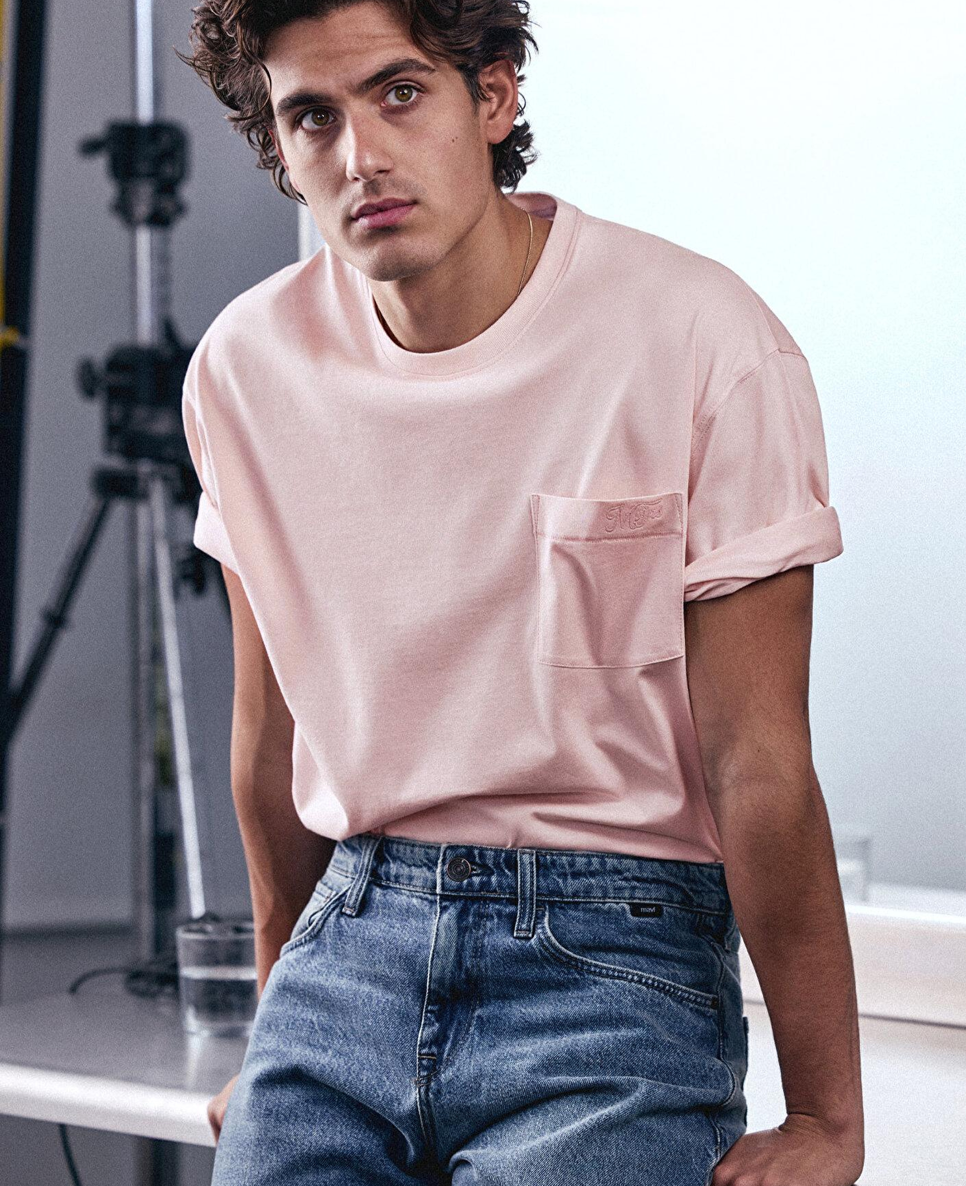 Mavi MVJNS Pembe Tişört Relaxed Fit / Rahat Kesim 0613329-70990