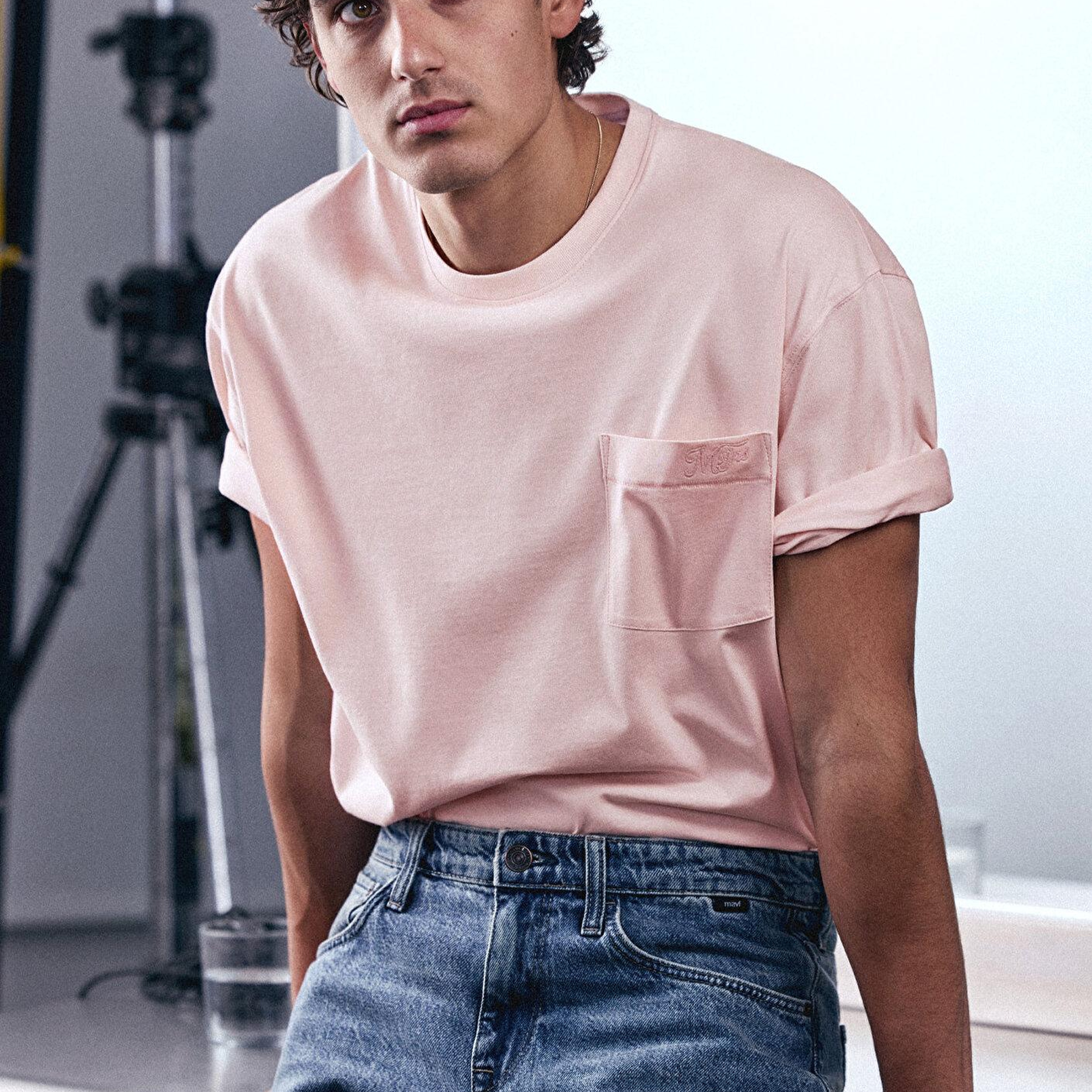 Mavi MVJNS Pembe Tişört Relaxed Fit / Rahat Kesim 0613329-70990