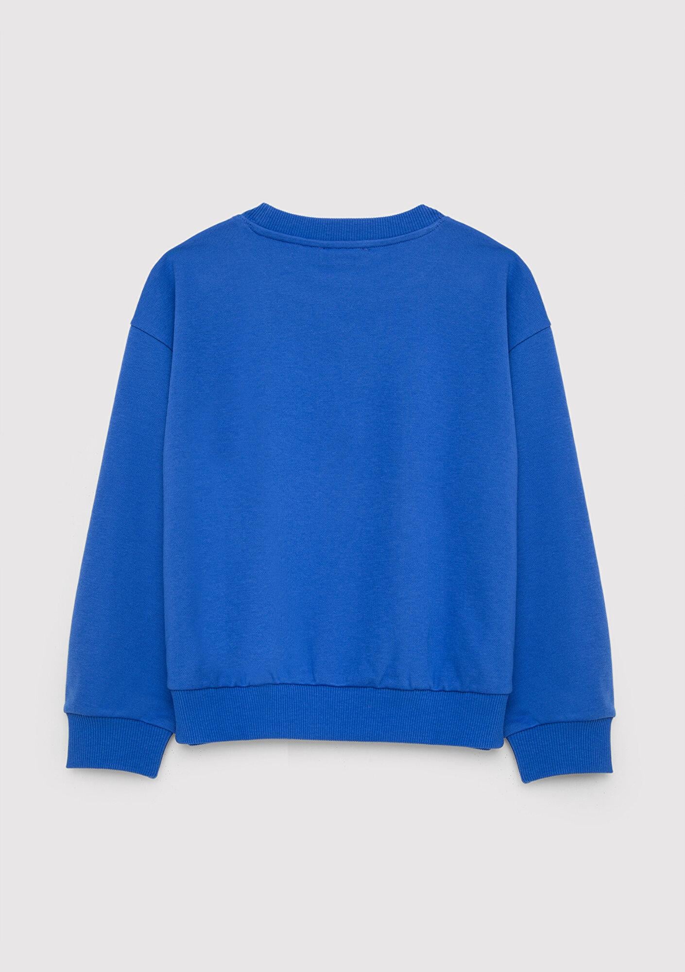 Mavi Mavi Jeans Baskılı Mavi Sweatshirt 7S10219-70616