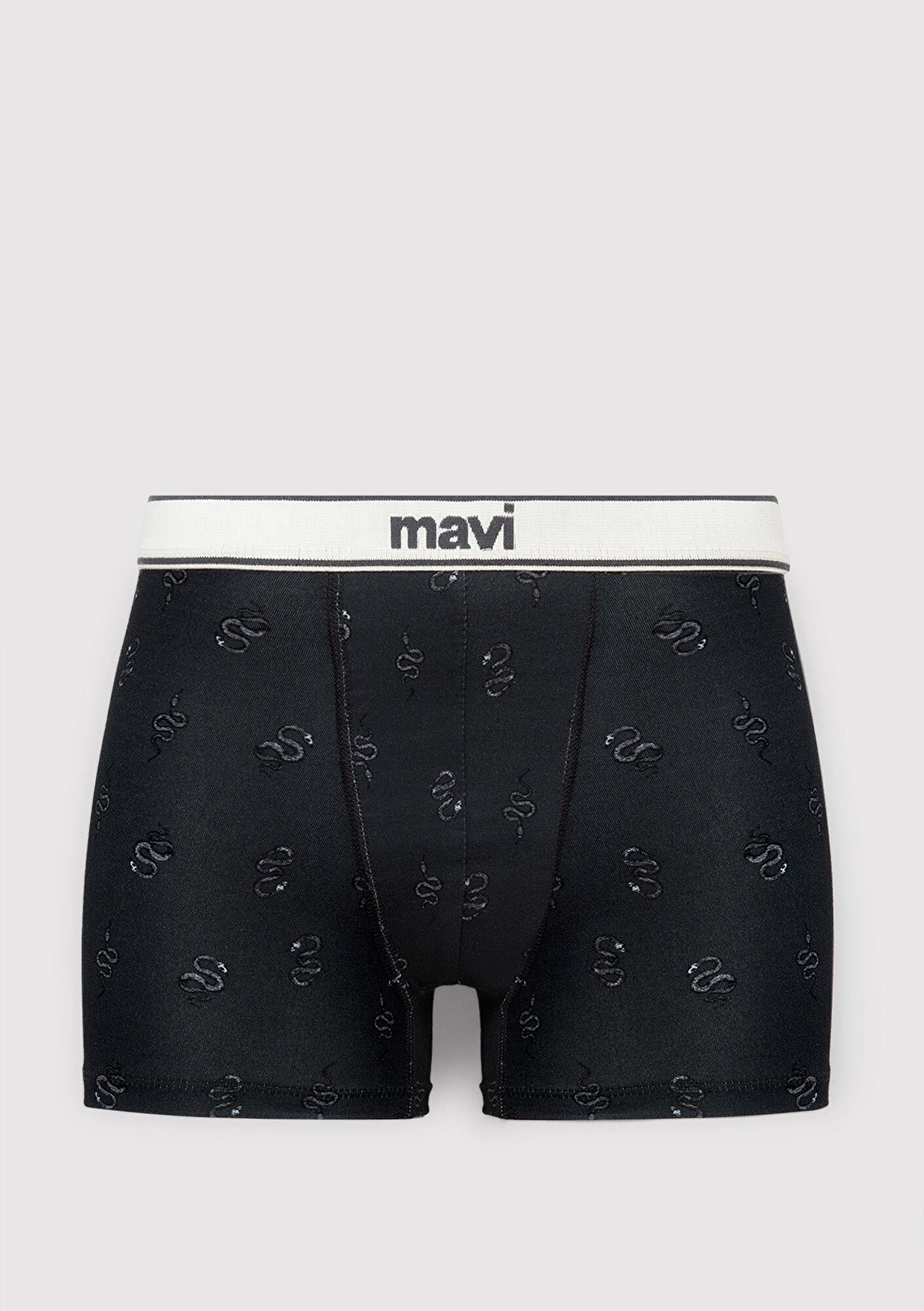 Mavi Baskılı Antrasit Boxer 0912469-85309