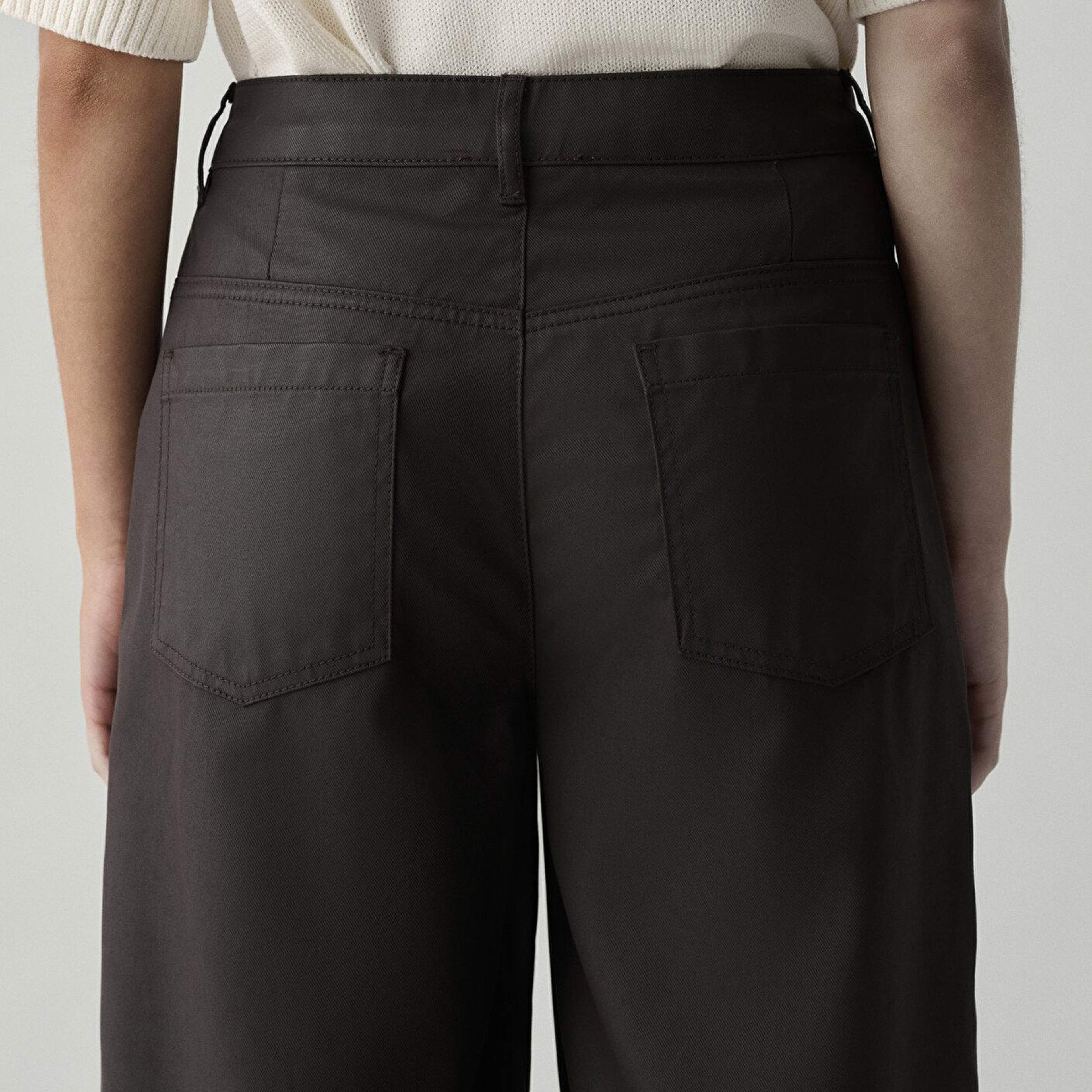 Mavi (Tencel TM) Lyocell Kahverengi Pantolon 1011287-90707