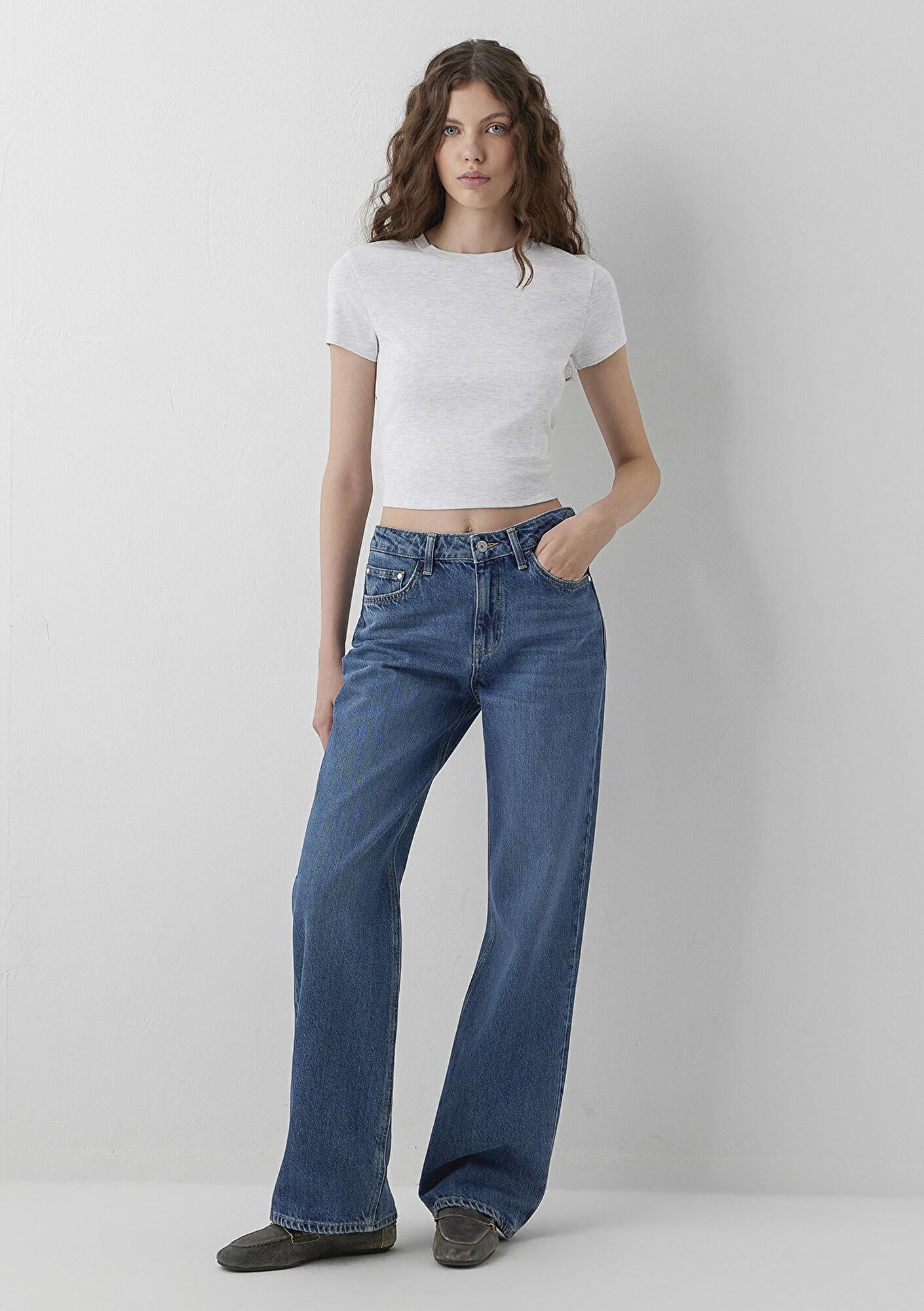 Mavi California Real Blue Puslu Koyu Mavi Jean Pantolon 1010125-A6841
