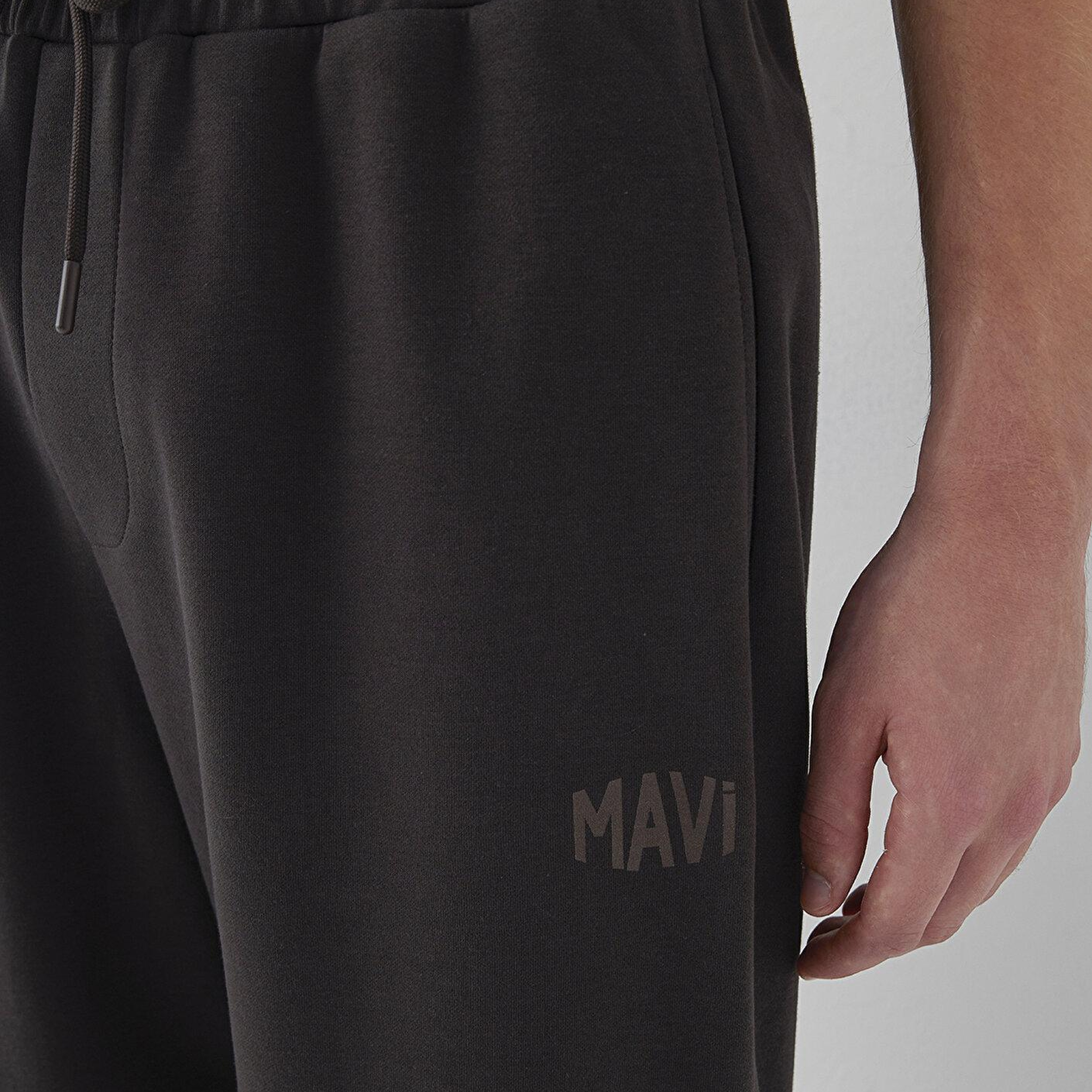 Mavi Mavi Logo Baskılı Kahverengi İnterlok Eşofman Altı 0010653-90892