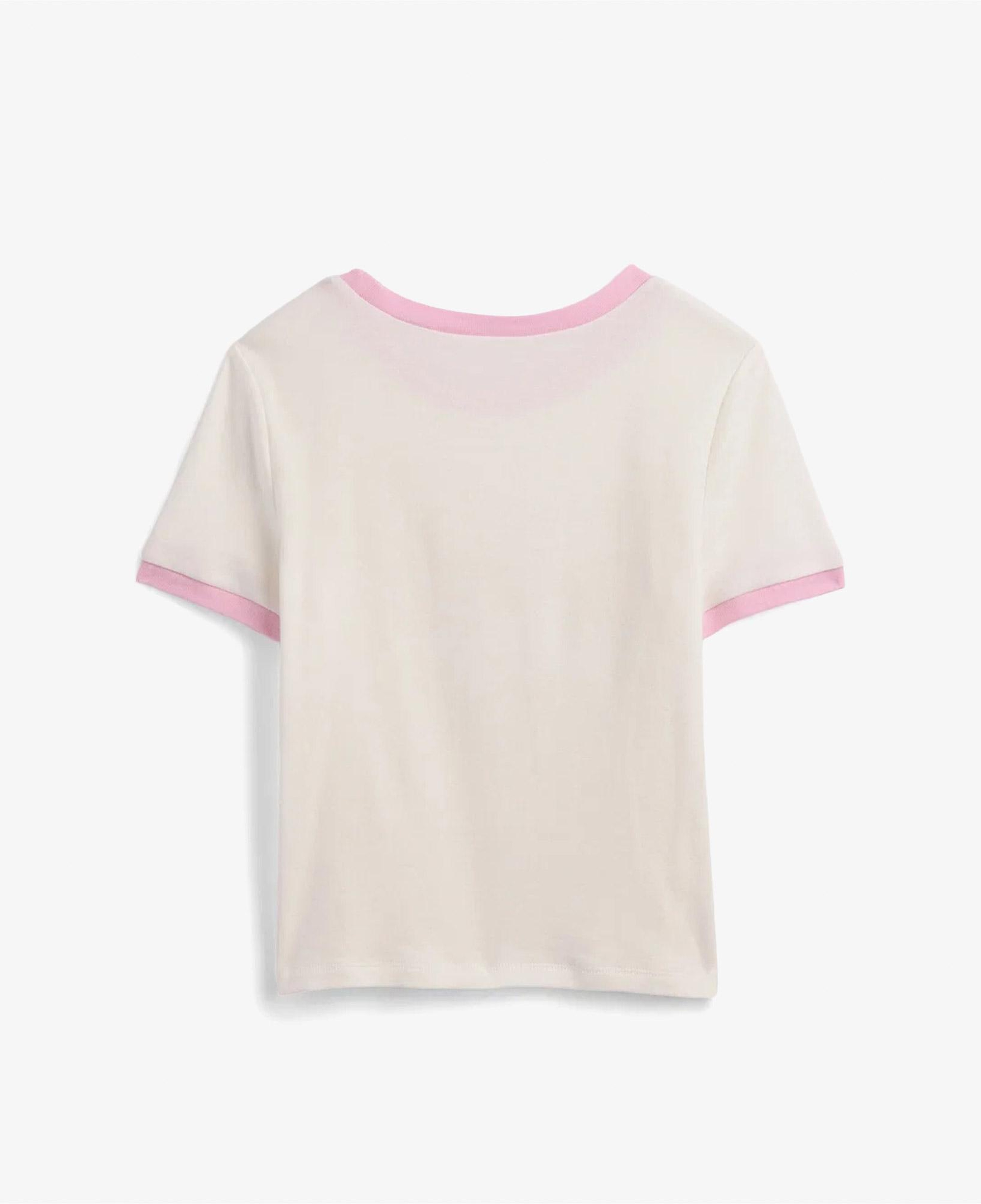 Gap Ringer Grafik Baskılı Çocuk Krem T-Shirt