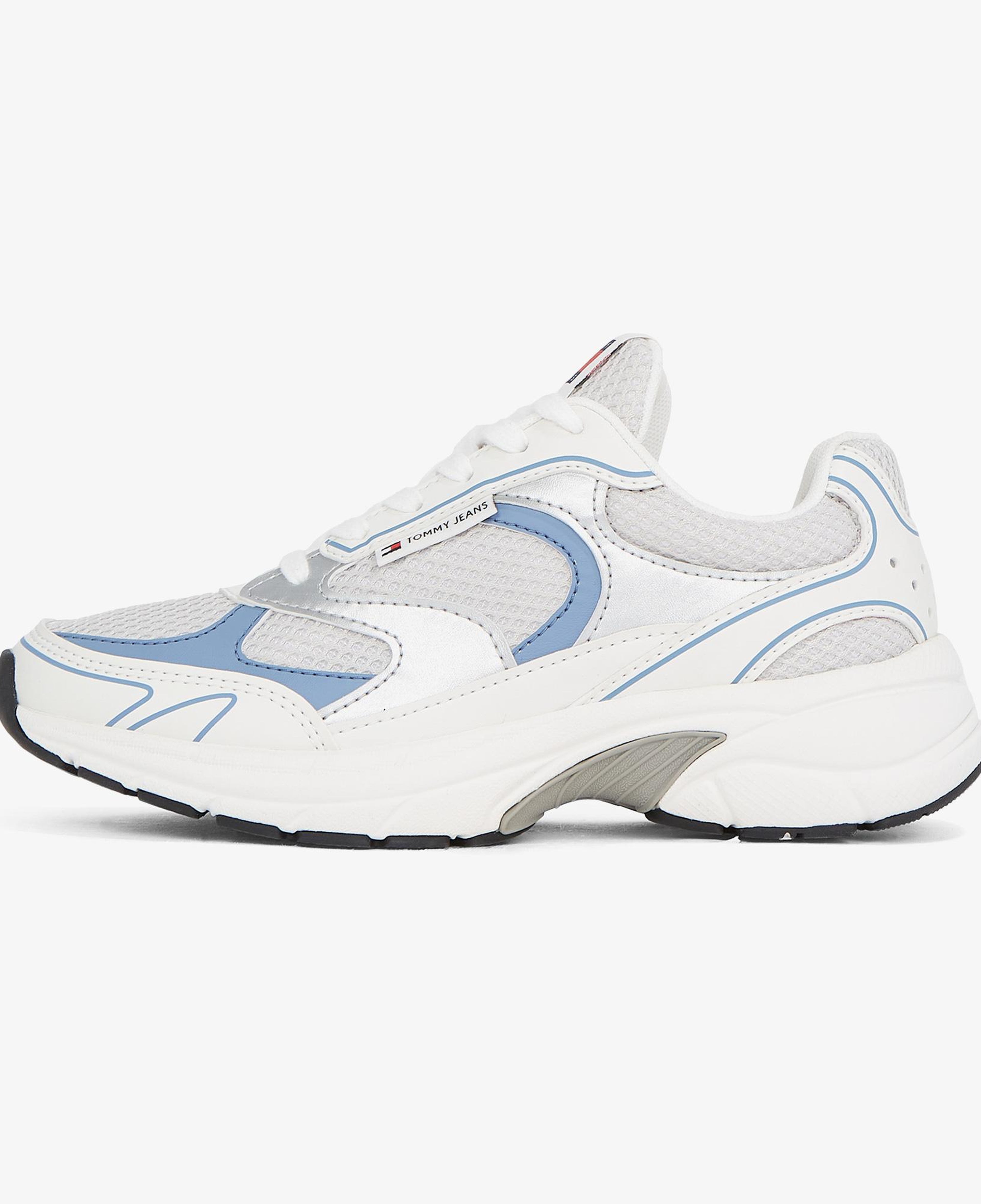 Tommy Hilfiger The Coney Metallic Kadın Beyaz Sneaker