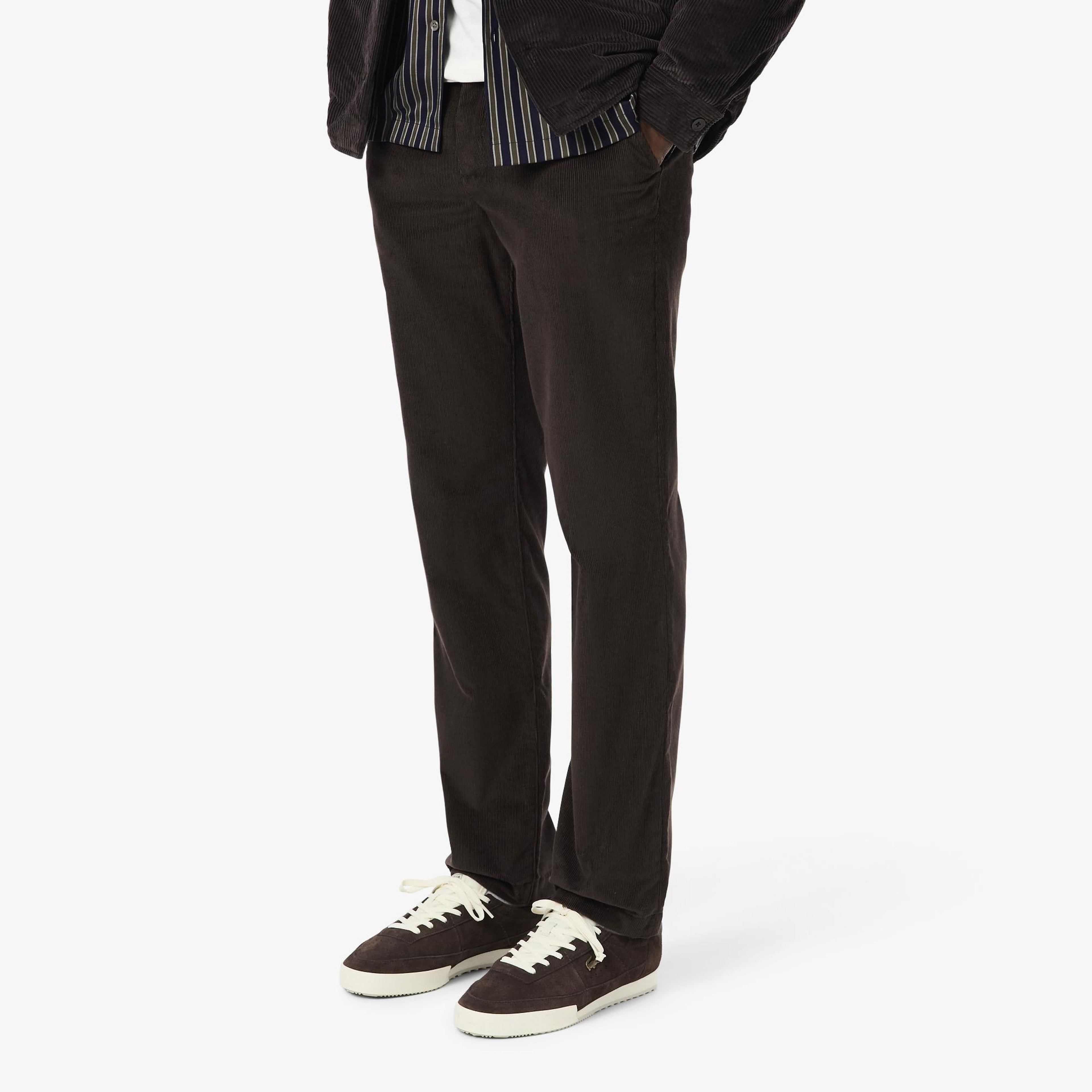 Erkek Regular Fit Chino Kahverengi Pantolon