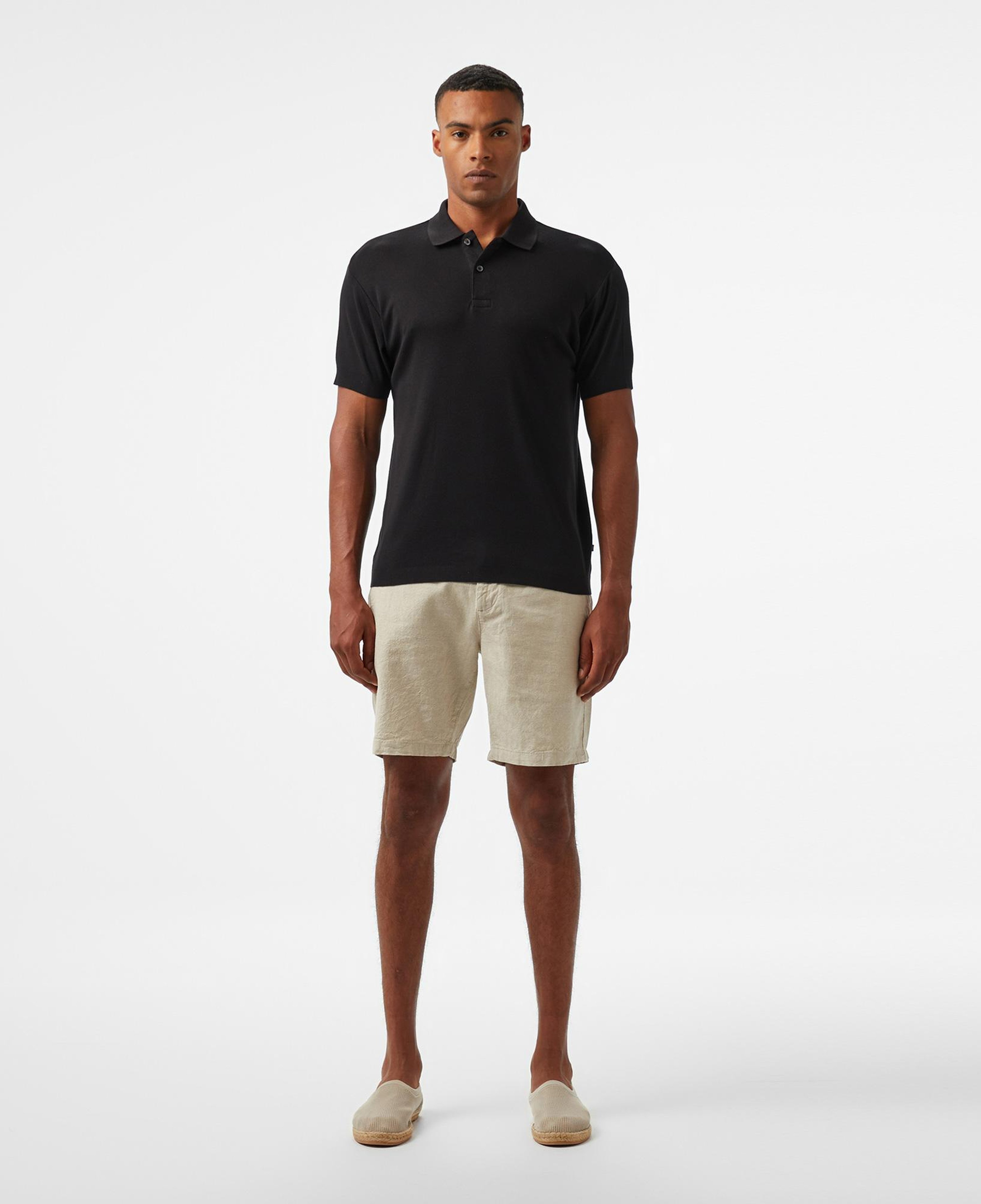 Nautica Erkek Siyah Classic Fit Modal Karışımlı Polo