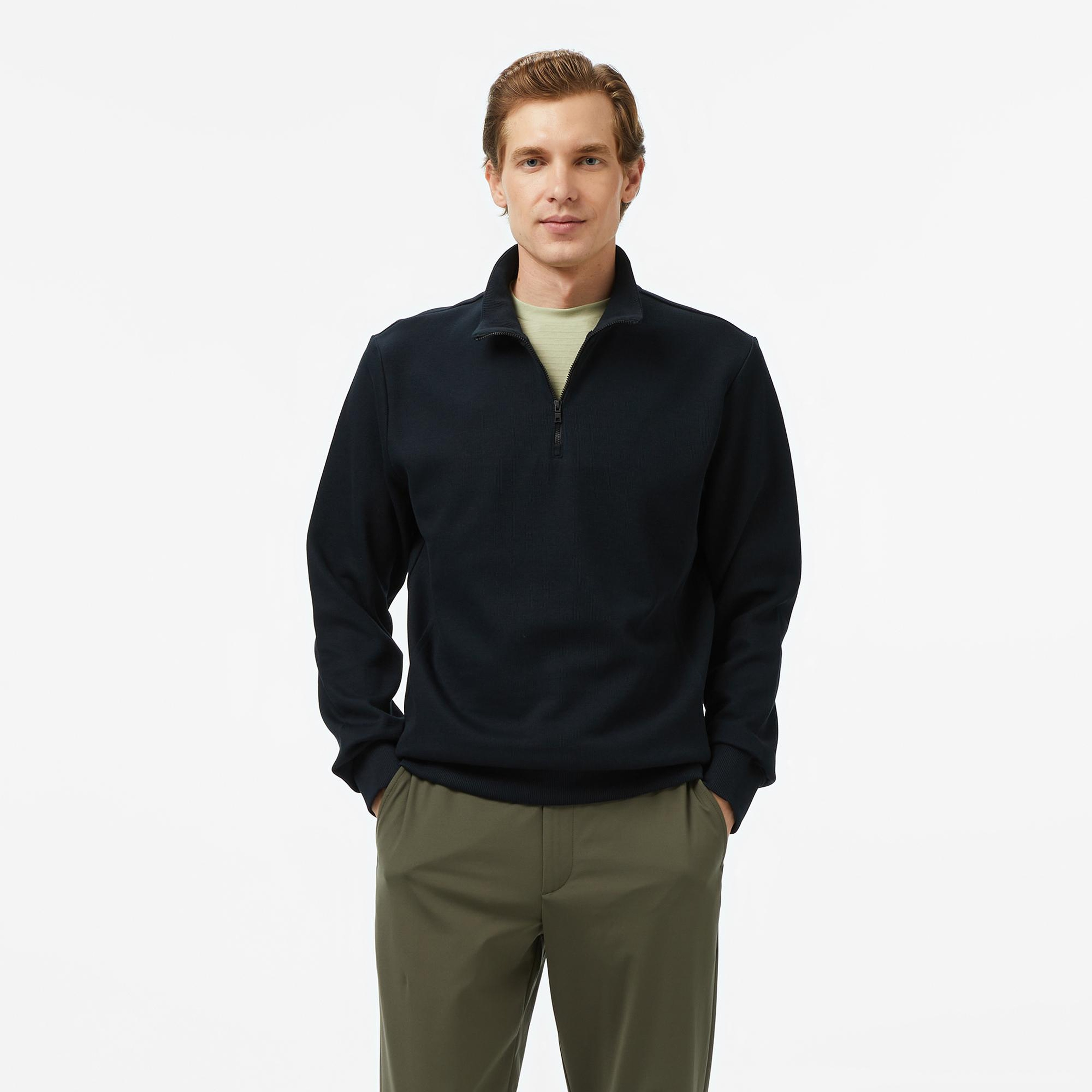 Nautica Erkek Siyah Classic Fit Sweatshirt