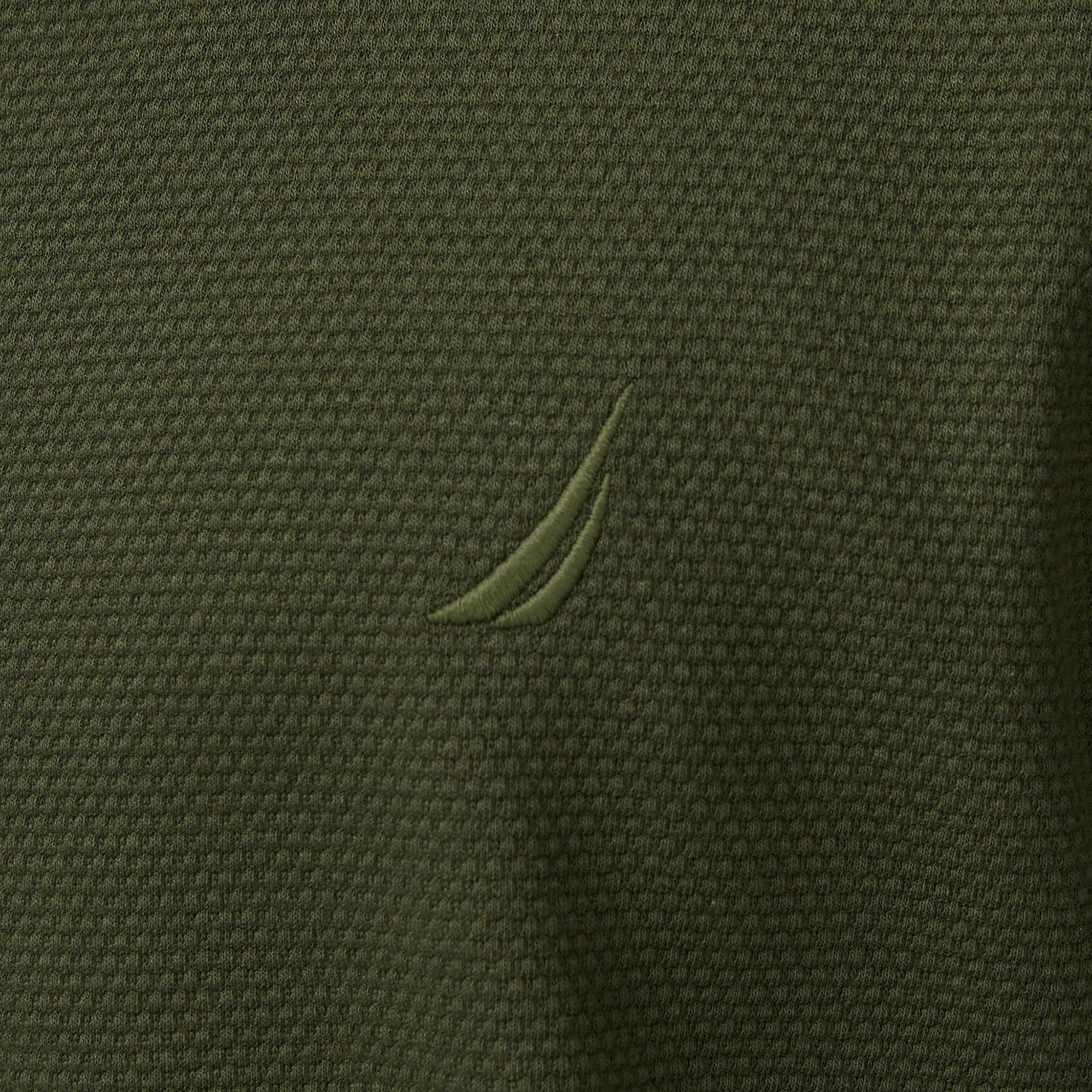 Nautica Erkek Yeşil Classic Fit Uzun Kollu Polo