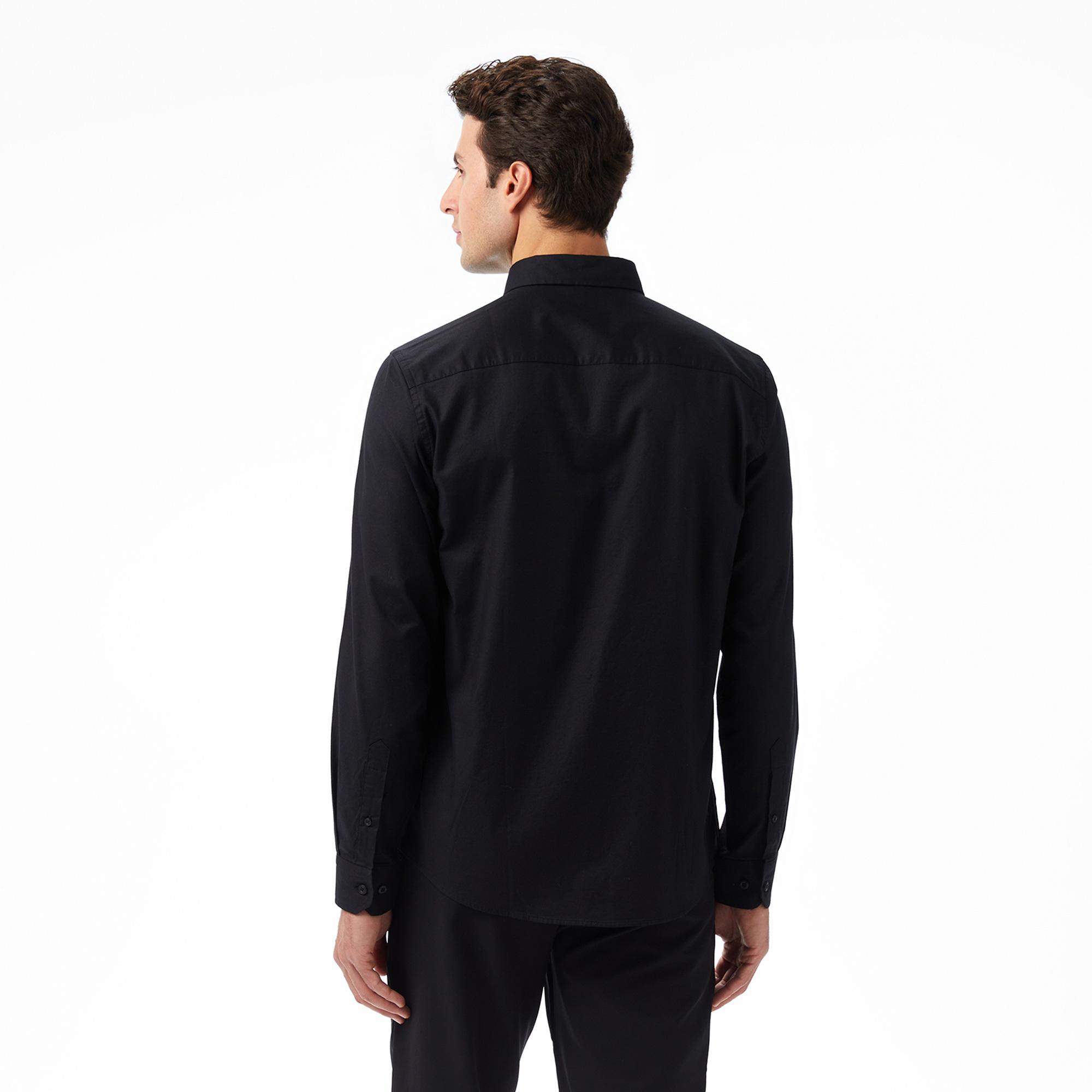 Nautica Erkek Siyah Slim Fit Gömlek