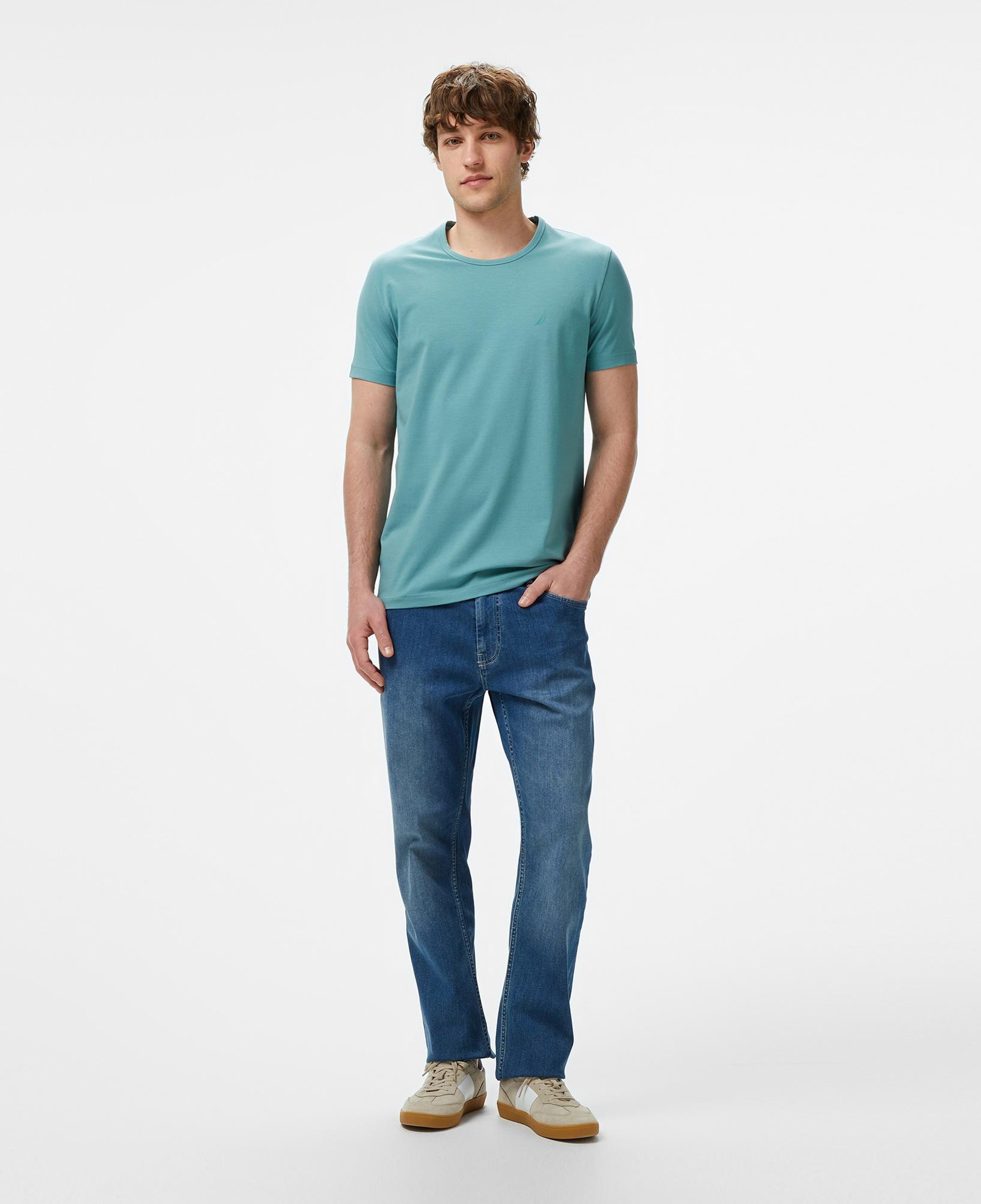 Nautica Erkek Yeşil Regular Fit T-Shirt