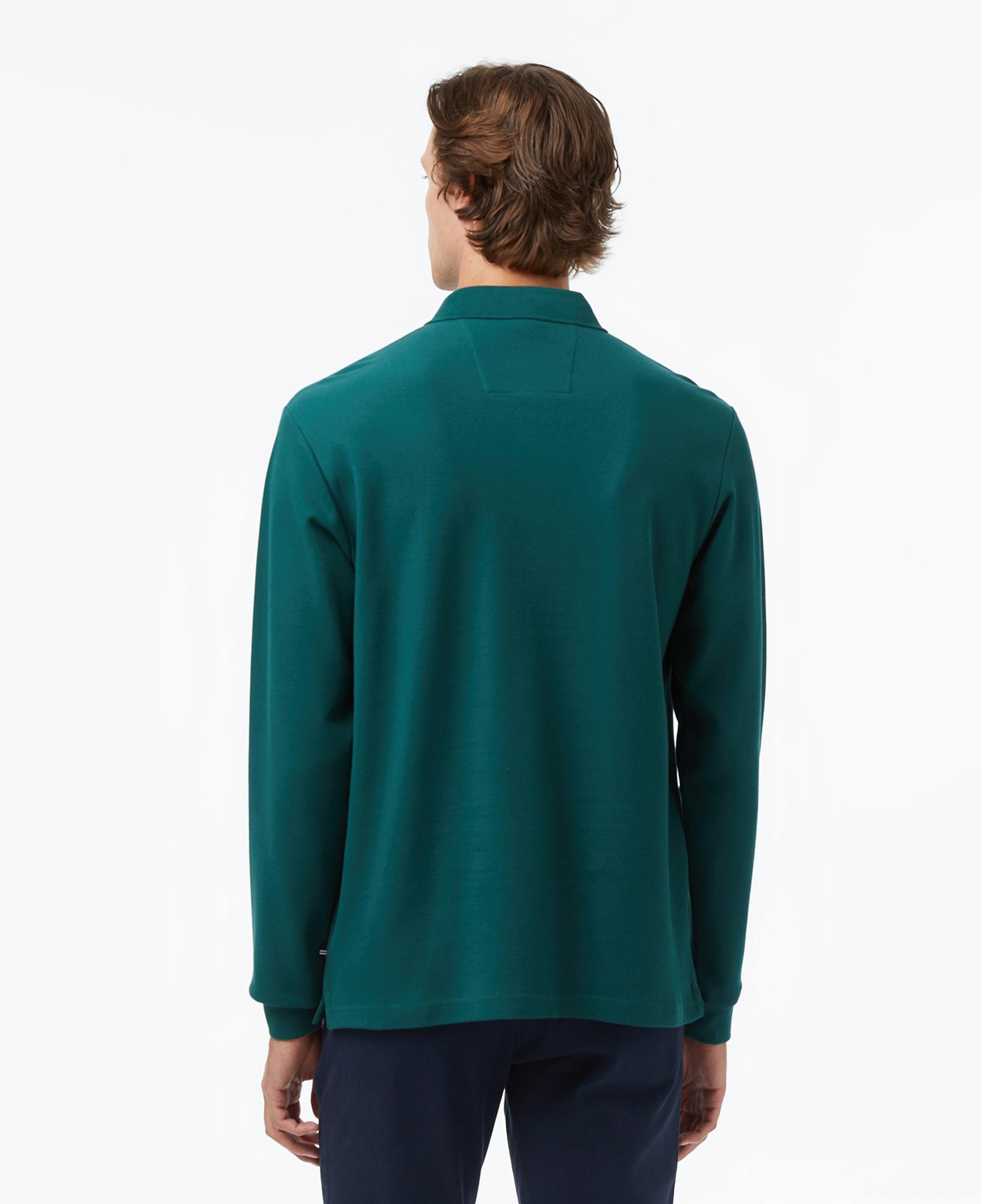 Nautica Erkek Yeşil Classic Fit Uzun Kollu Polo Yaka T-Shirt