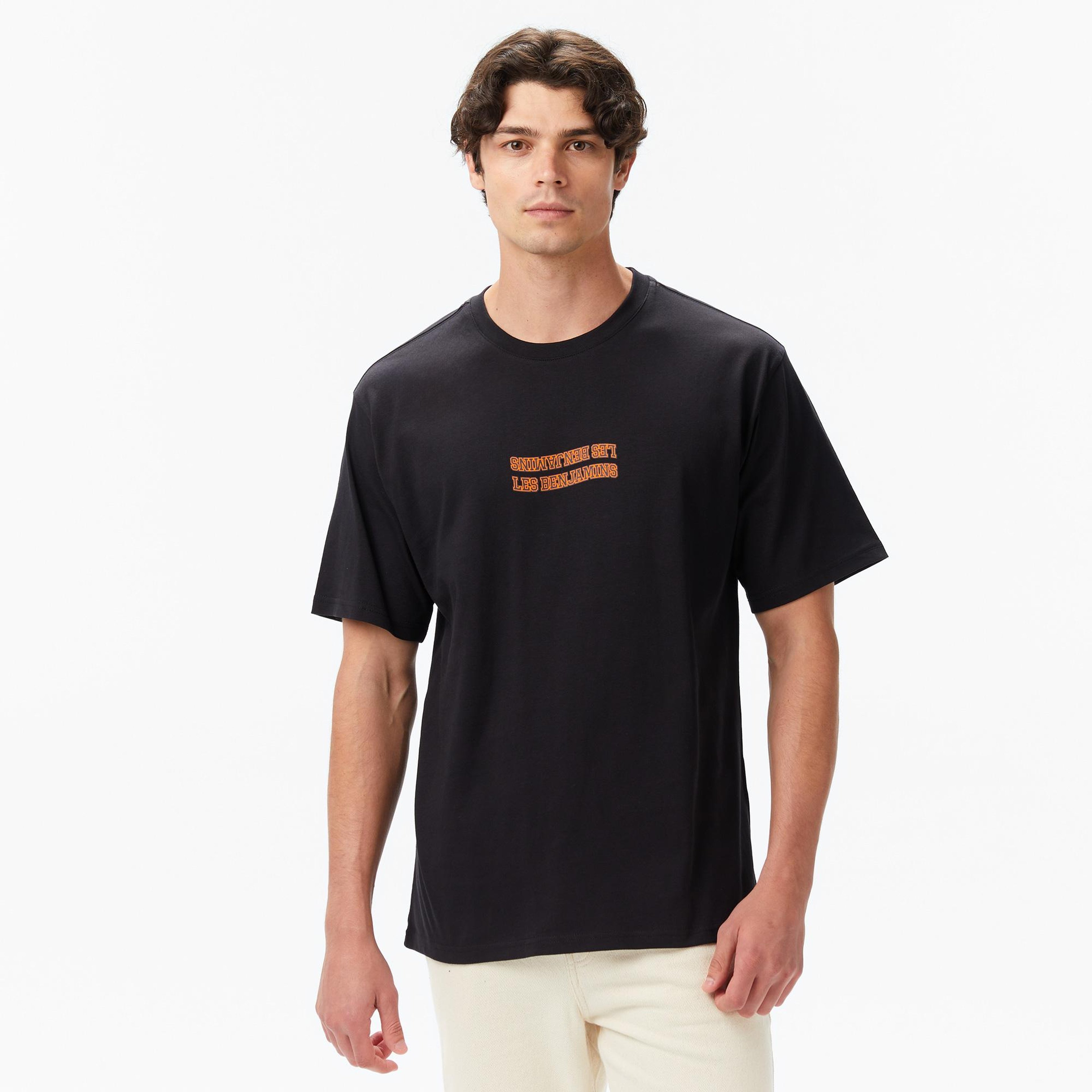 Les Benjamins Erkek Siyah T-Shirt