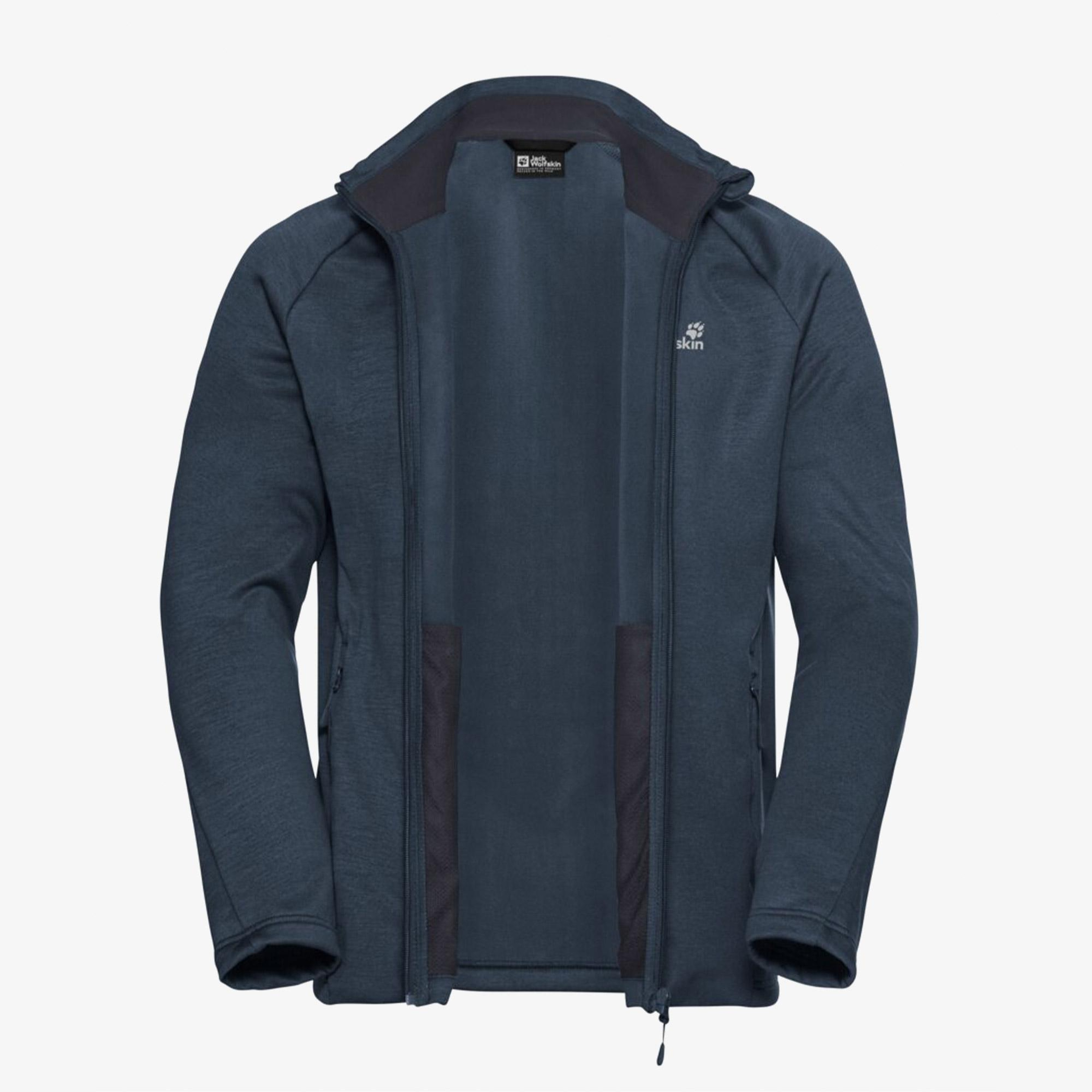 Jack Wolfskin Peak District Fermuarlı Erkek Lacivert Ceket