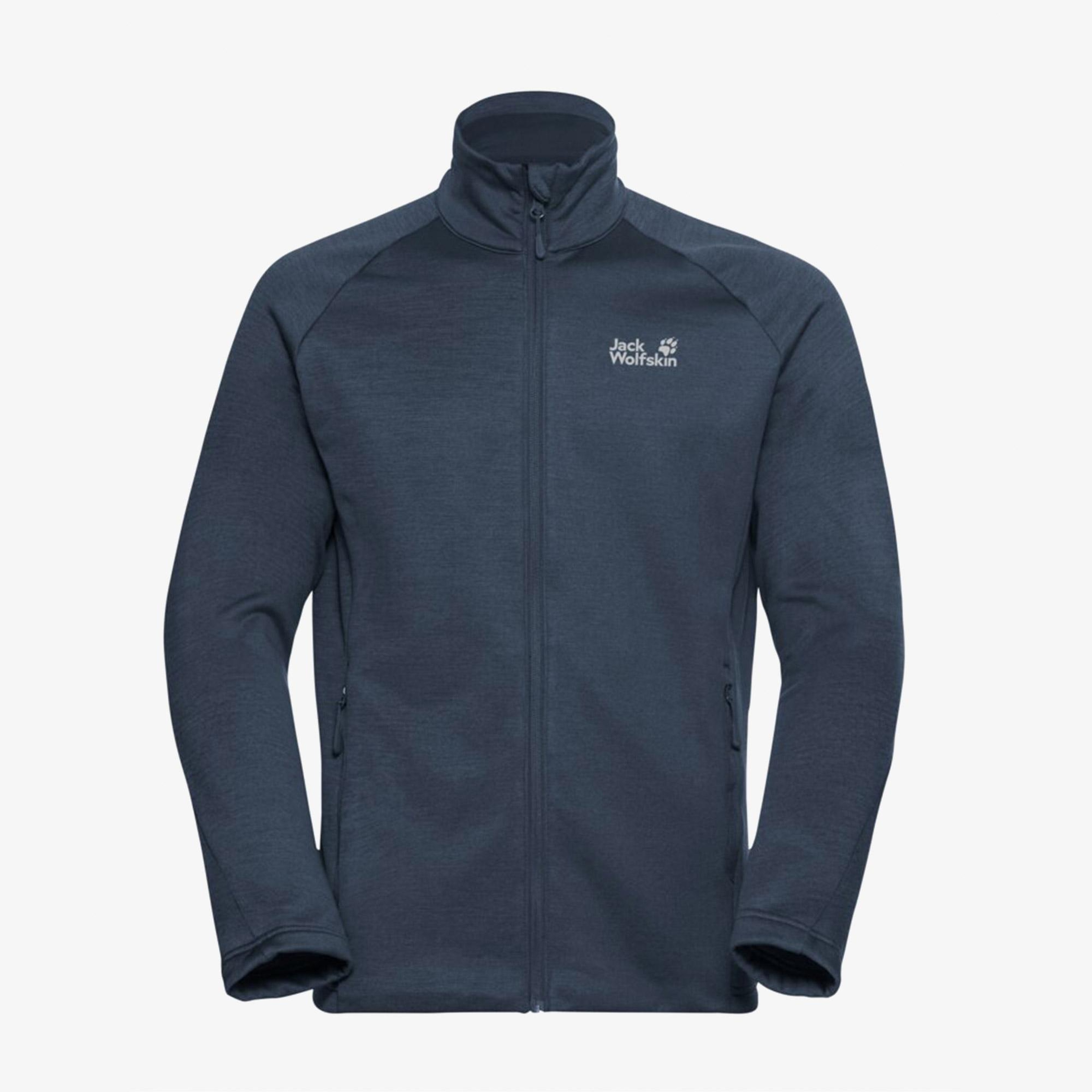 Jack Wolfskin Peak District Fermuarlı Erkek Lacivert Ceket