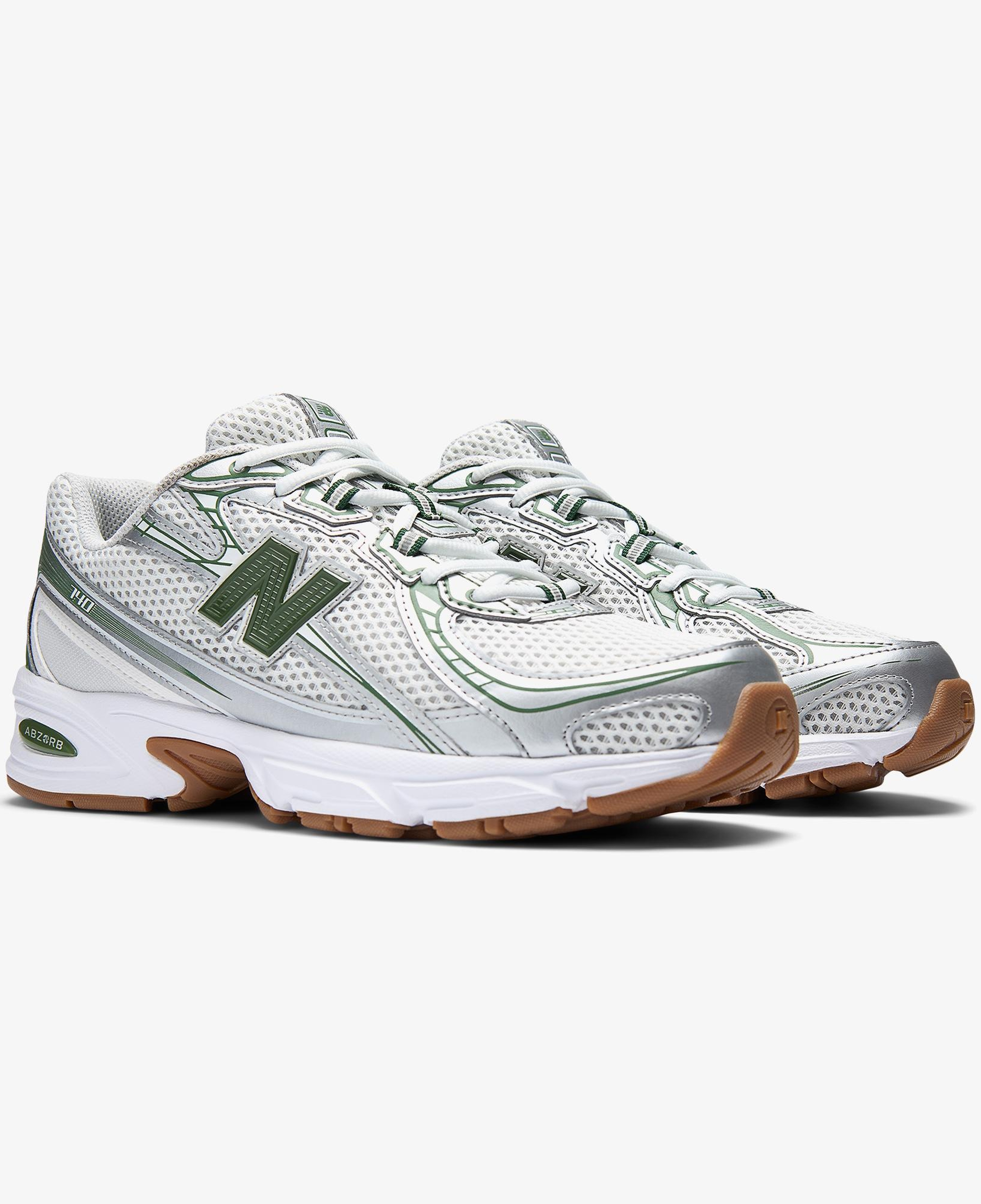 New Balance 740 Lifestyle Erkek Gri/Yeşil Spor Ayakkabı