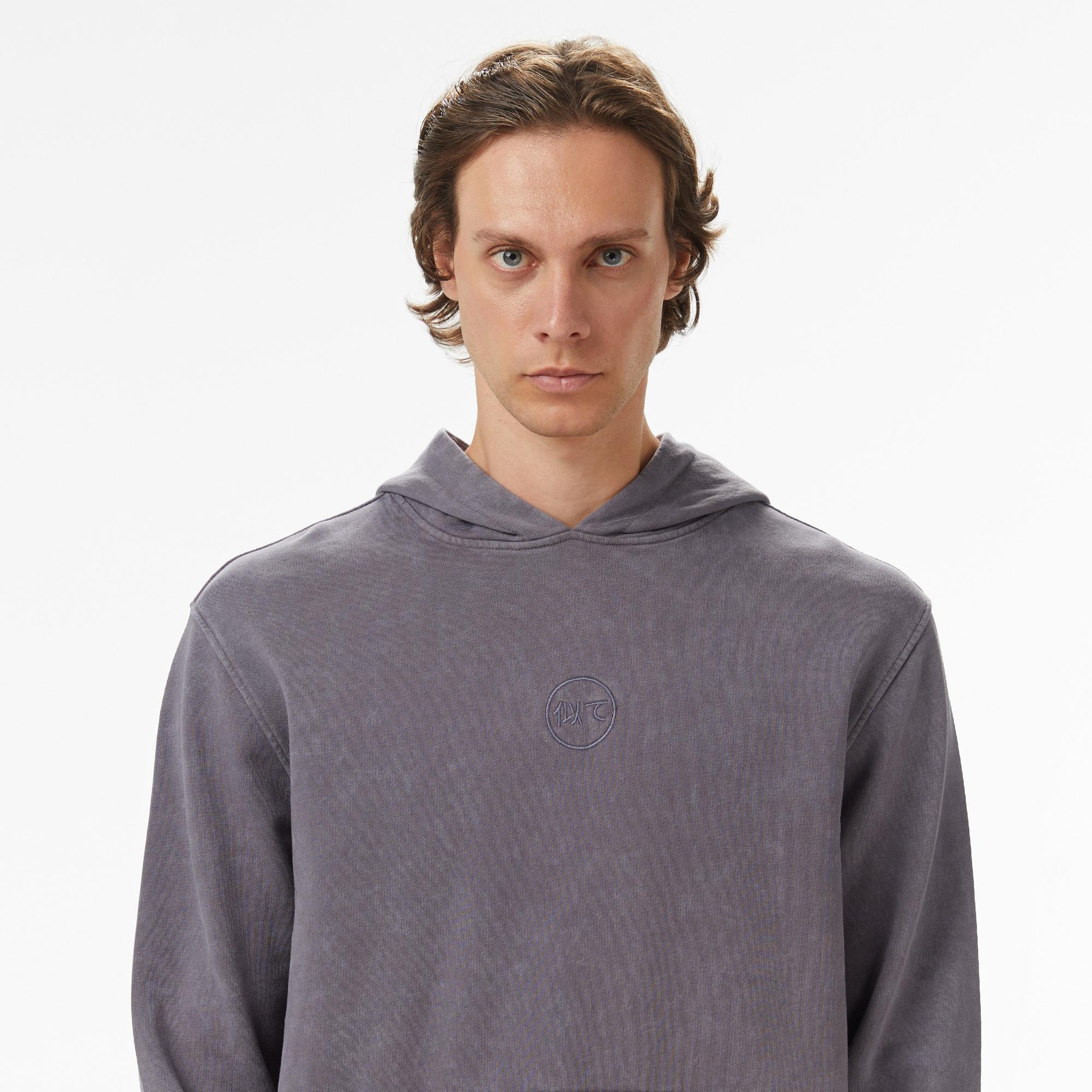 UNITED4 Erkek Gri Hoodie
