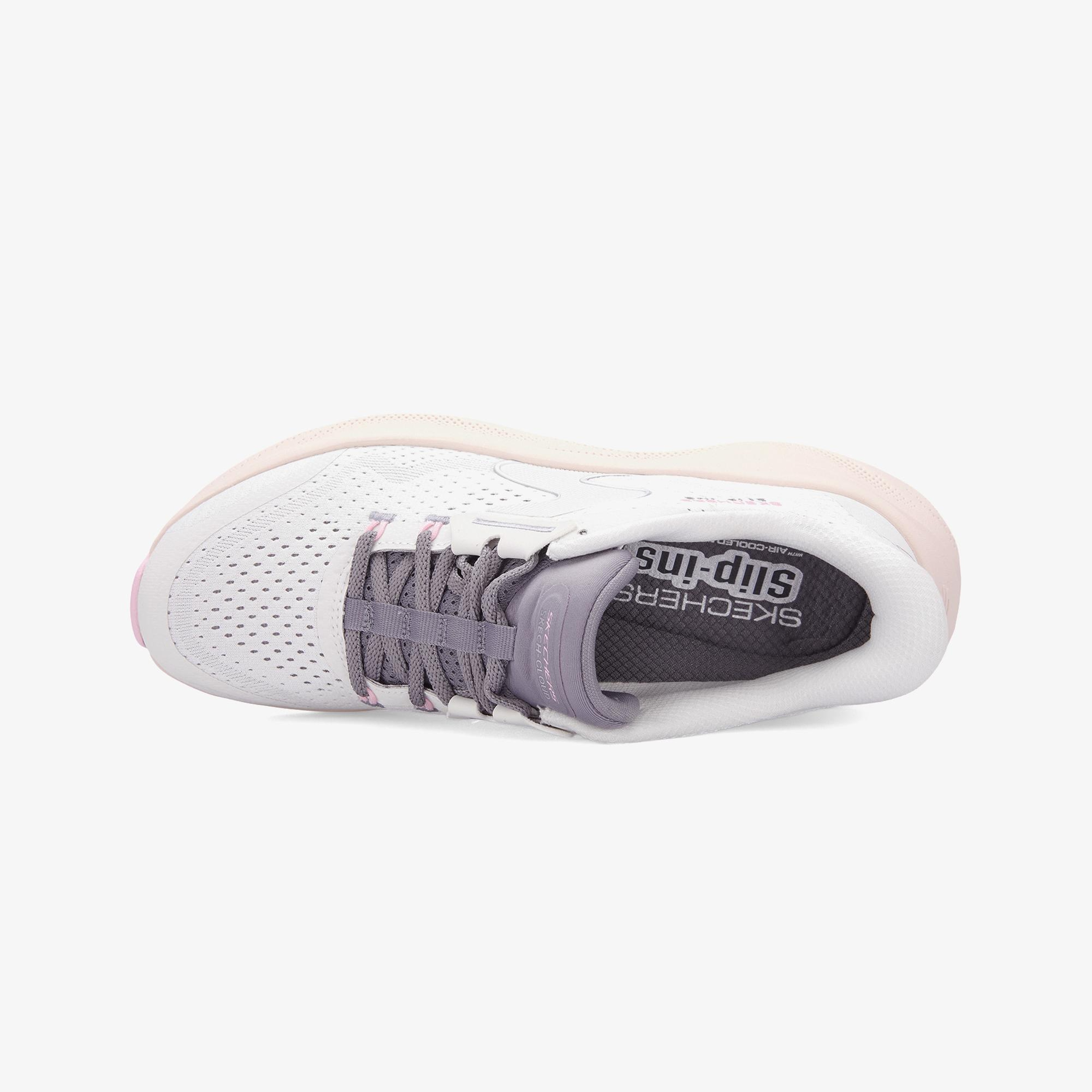 Skechers Hands Free Slip-ins Skech Cloud - Plush Horizon Kadın Beyaz Spor Ayakkabı