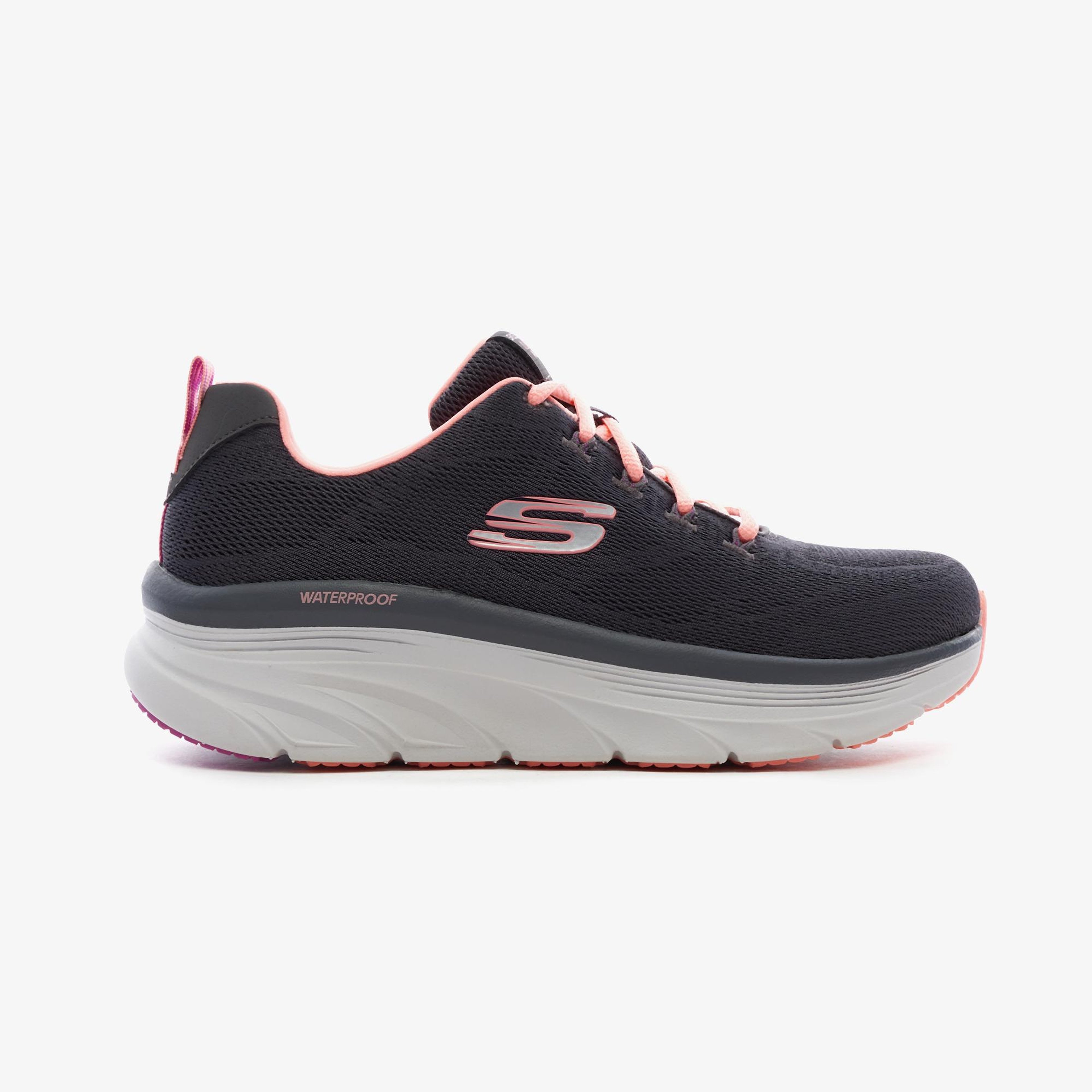 Skechers D'Lux Walker Kadın Gri Spor Ayakkabı