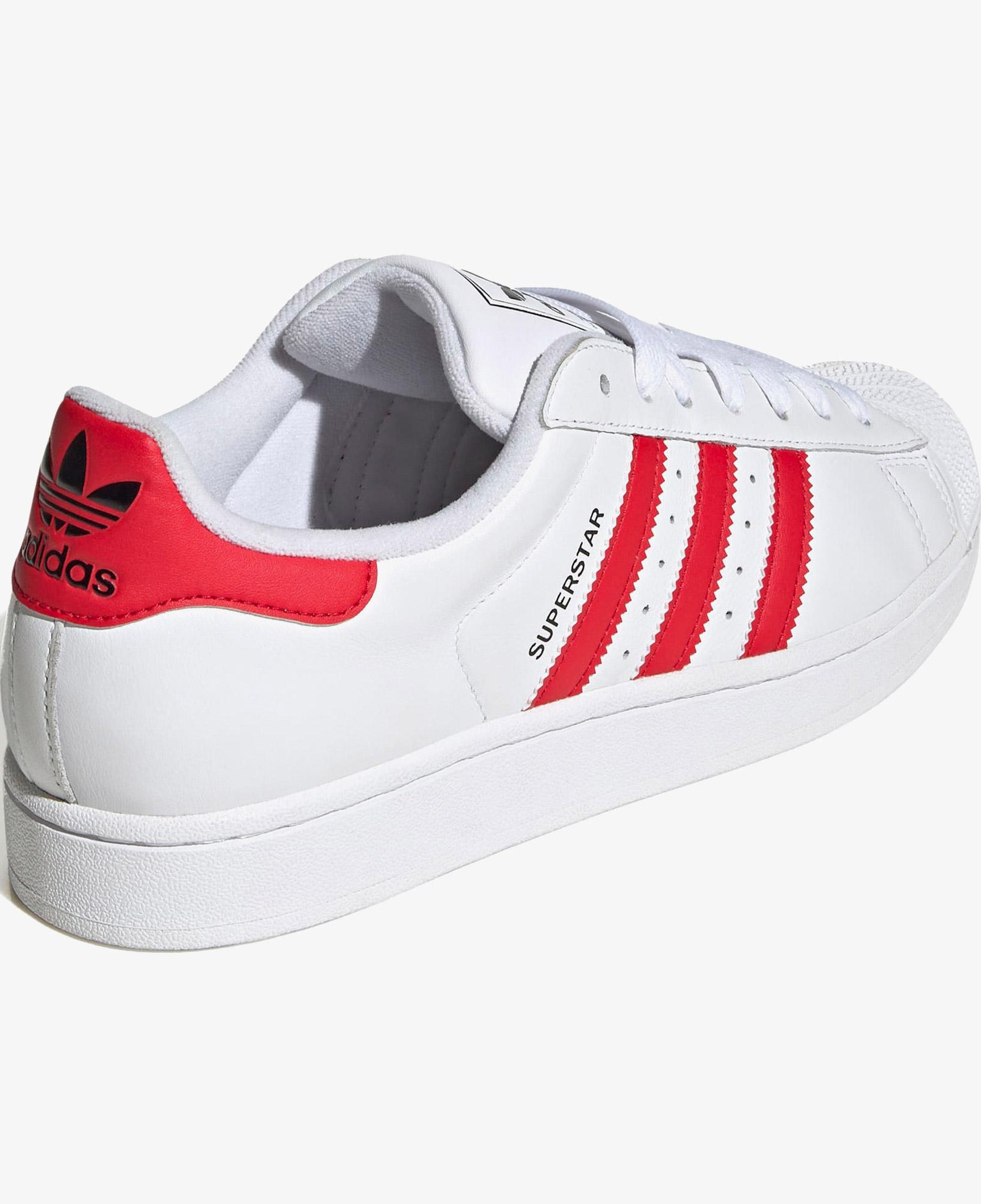 adidas Originals Superstar II Unisex Kırmızı/Beyaz Spor Ayakkabı