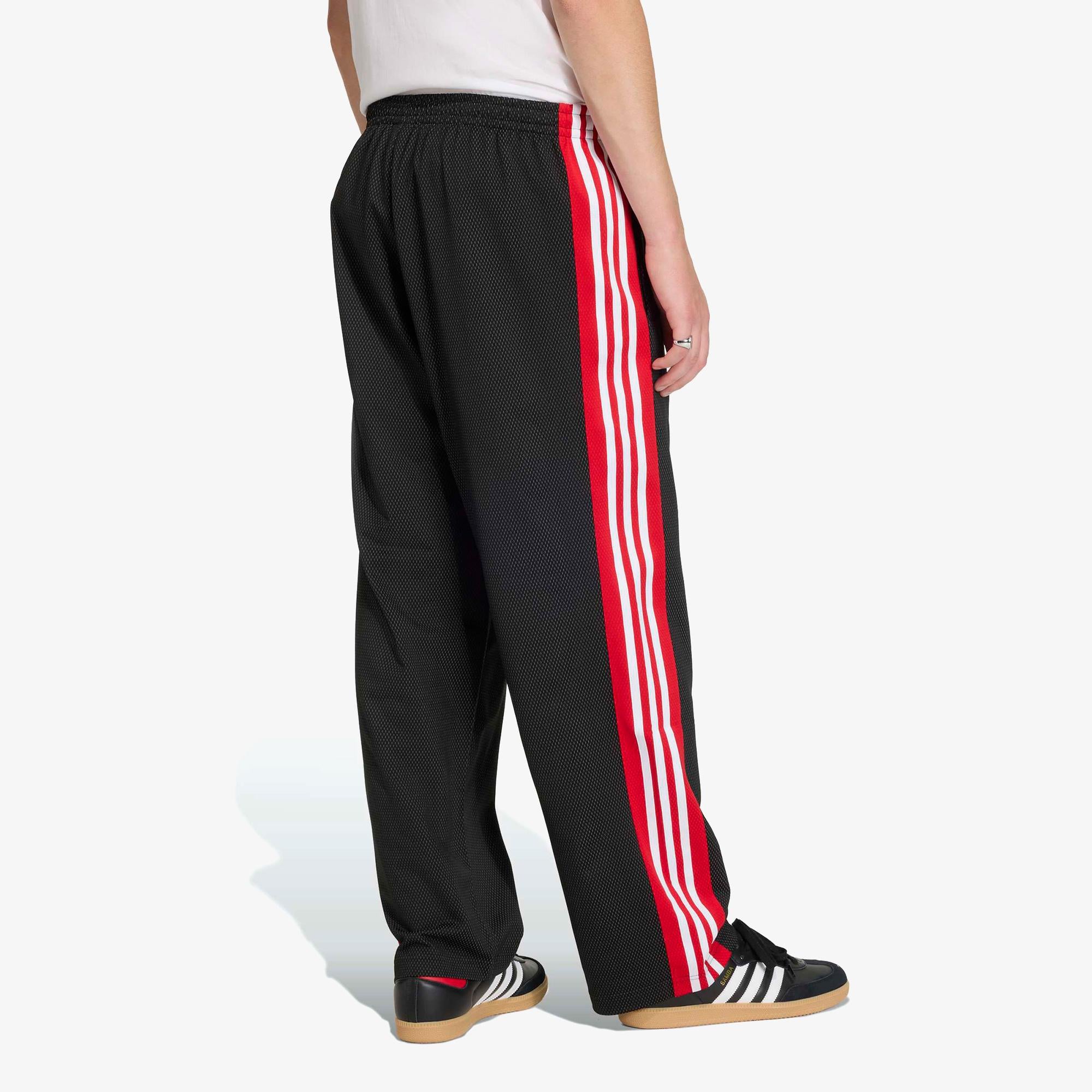 adidas Bol Fileli Erkek Siyah Eşofman Altı