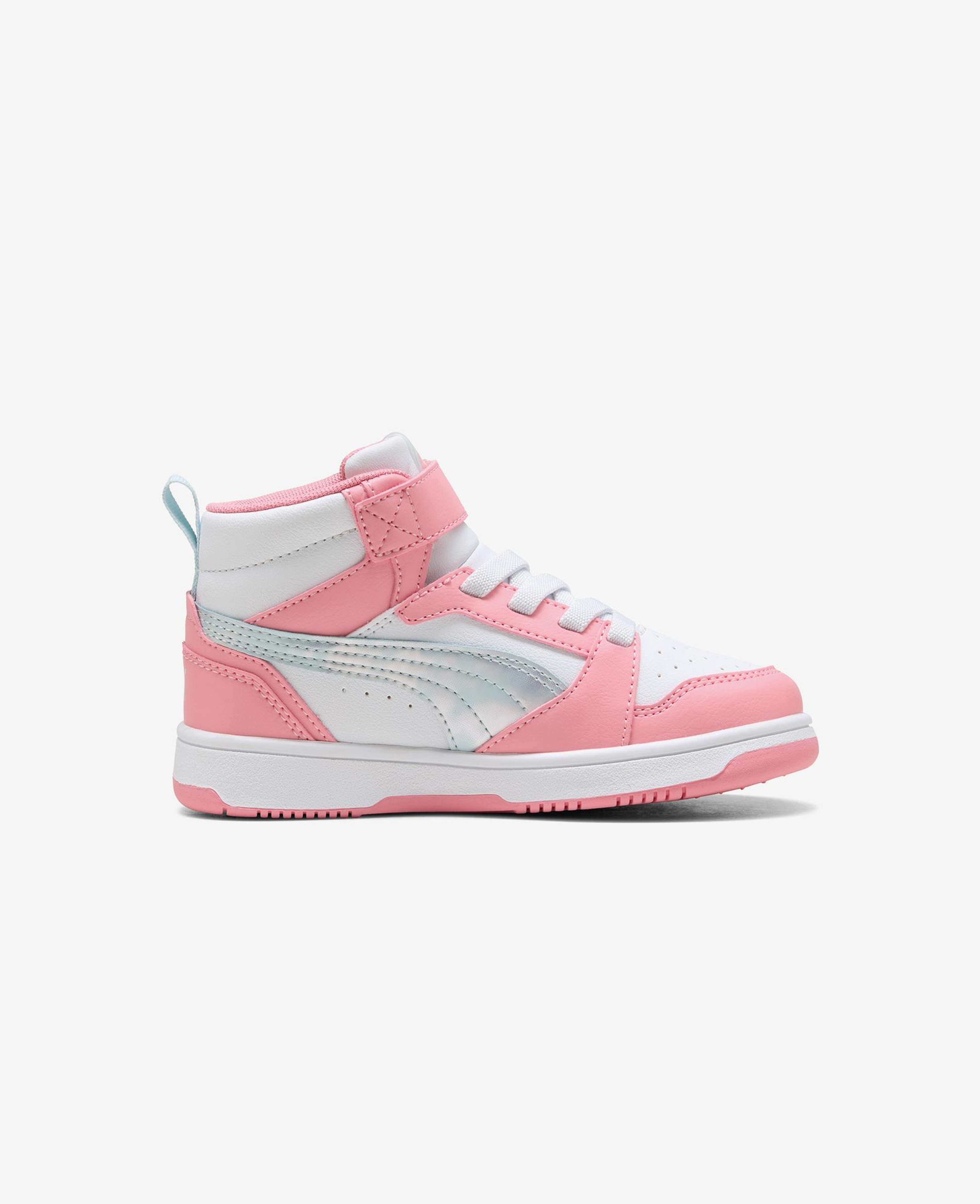 Puma Rebound V6 Mid Space Belle Çocuk Pembe Spor Ayakkabı