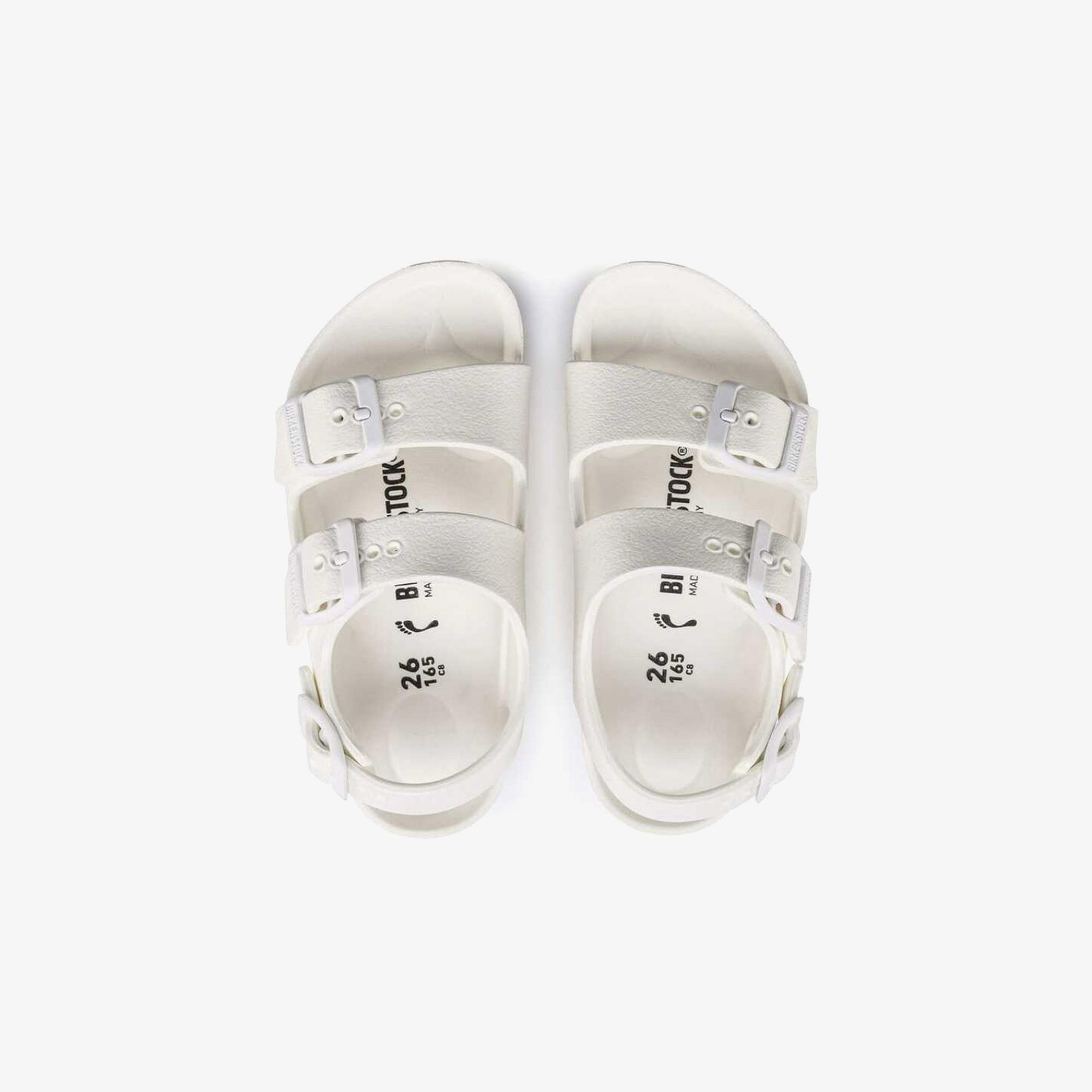 Birkenstock Milano Eva Bebek Beyaz Sandalet