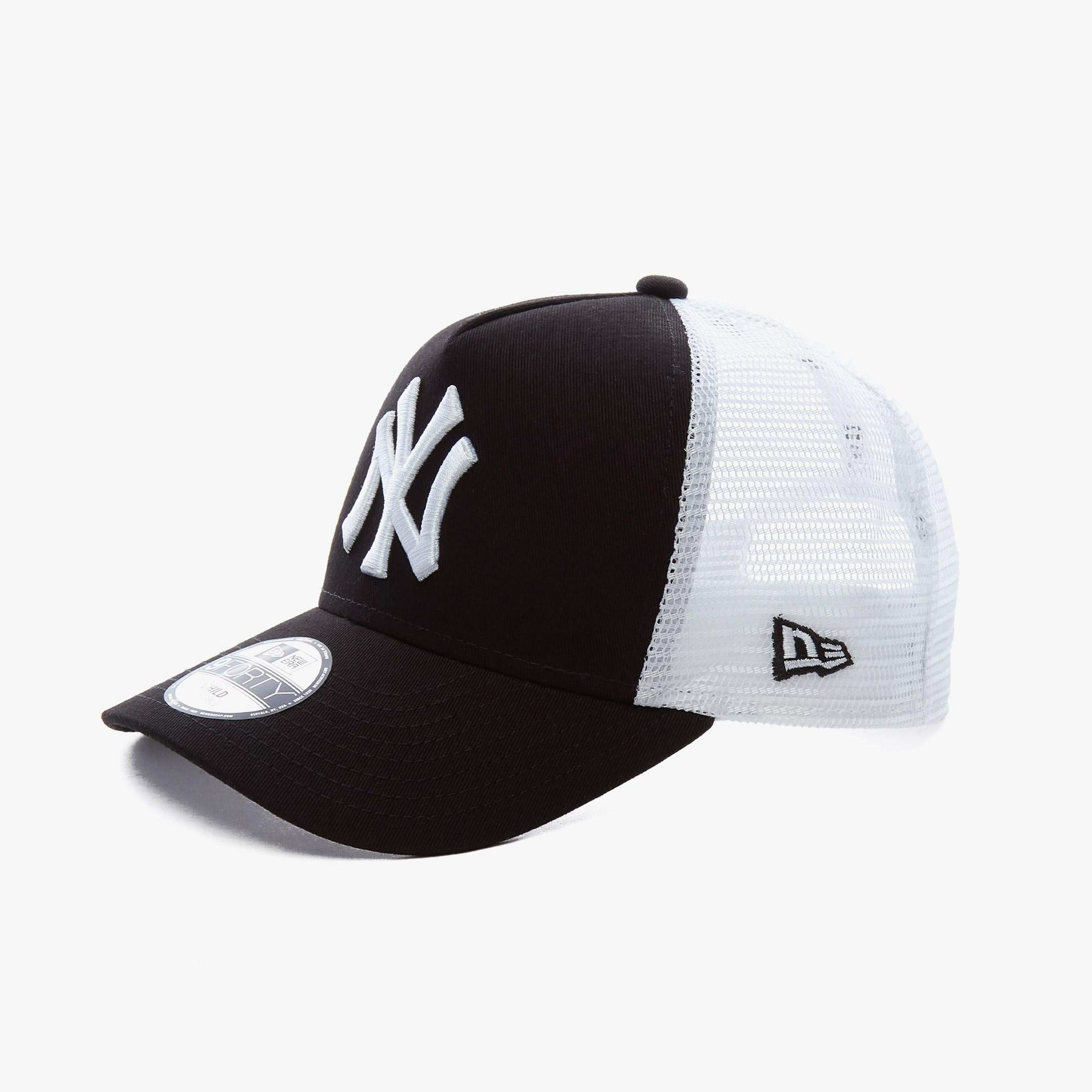 New Era A-Frame Trucker Çocuk Siyah Şapka