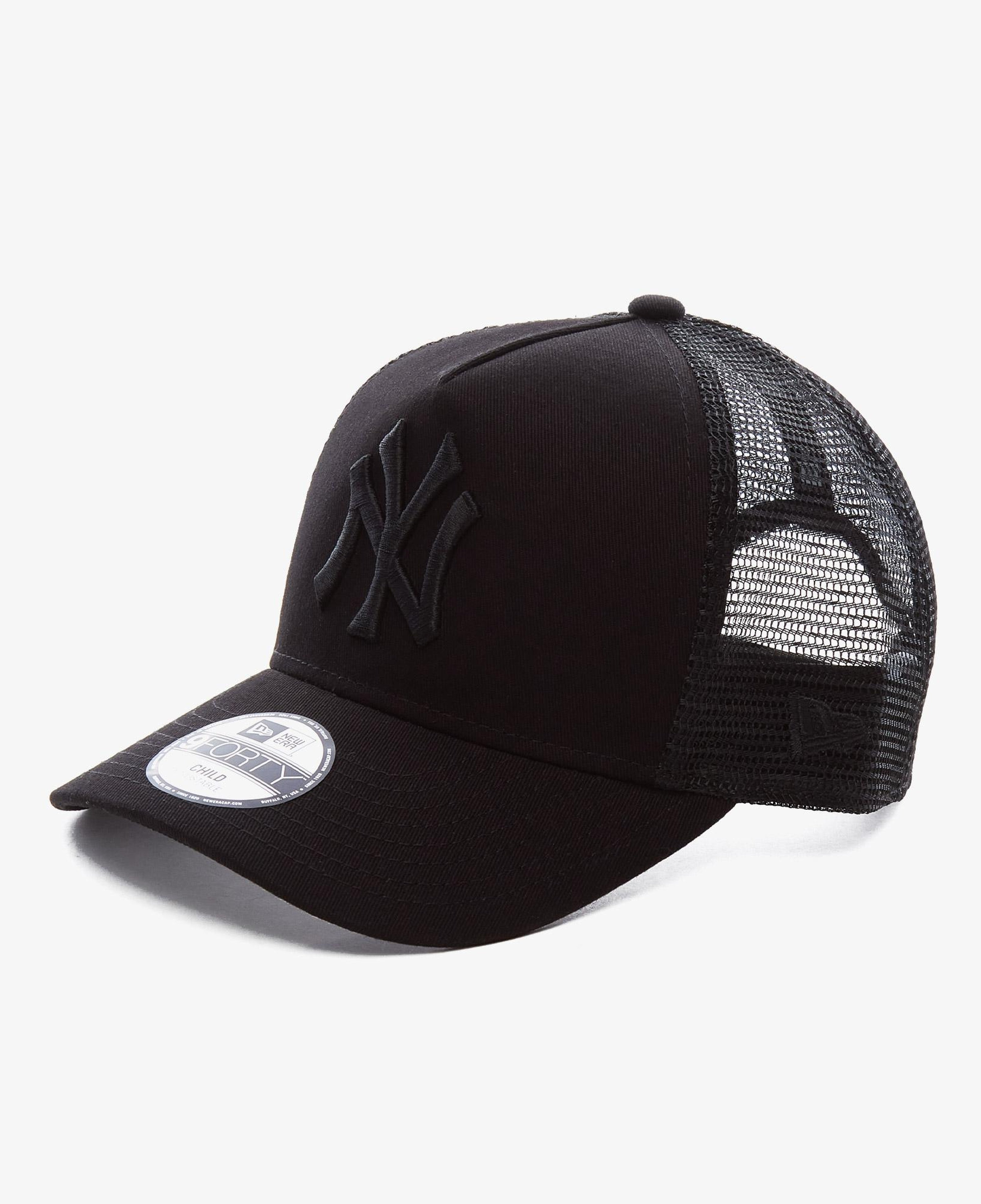 New Era A-Frame Trucker Çocuk Siyah Şapka