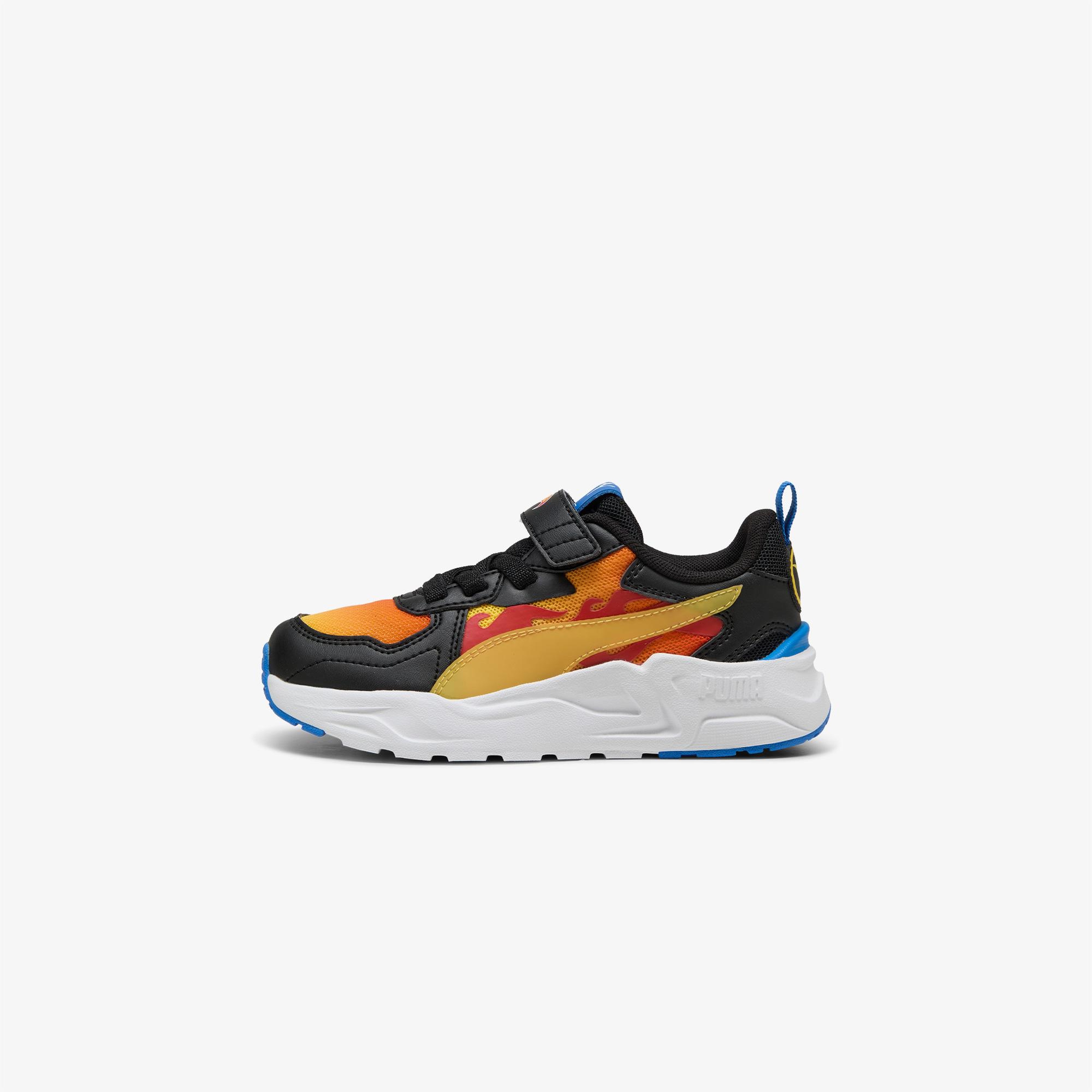 Puma Trinity Lite Hot Wheelsac+Ps Çocuk Siyah Spor Ayakkabı
