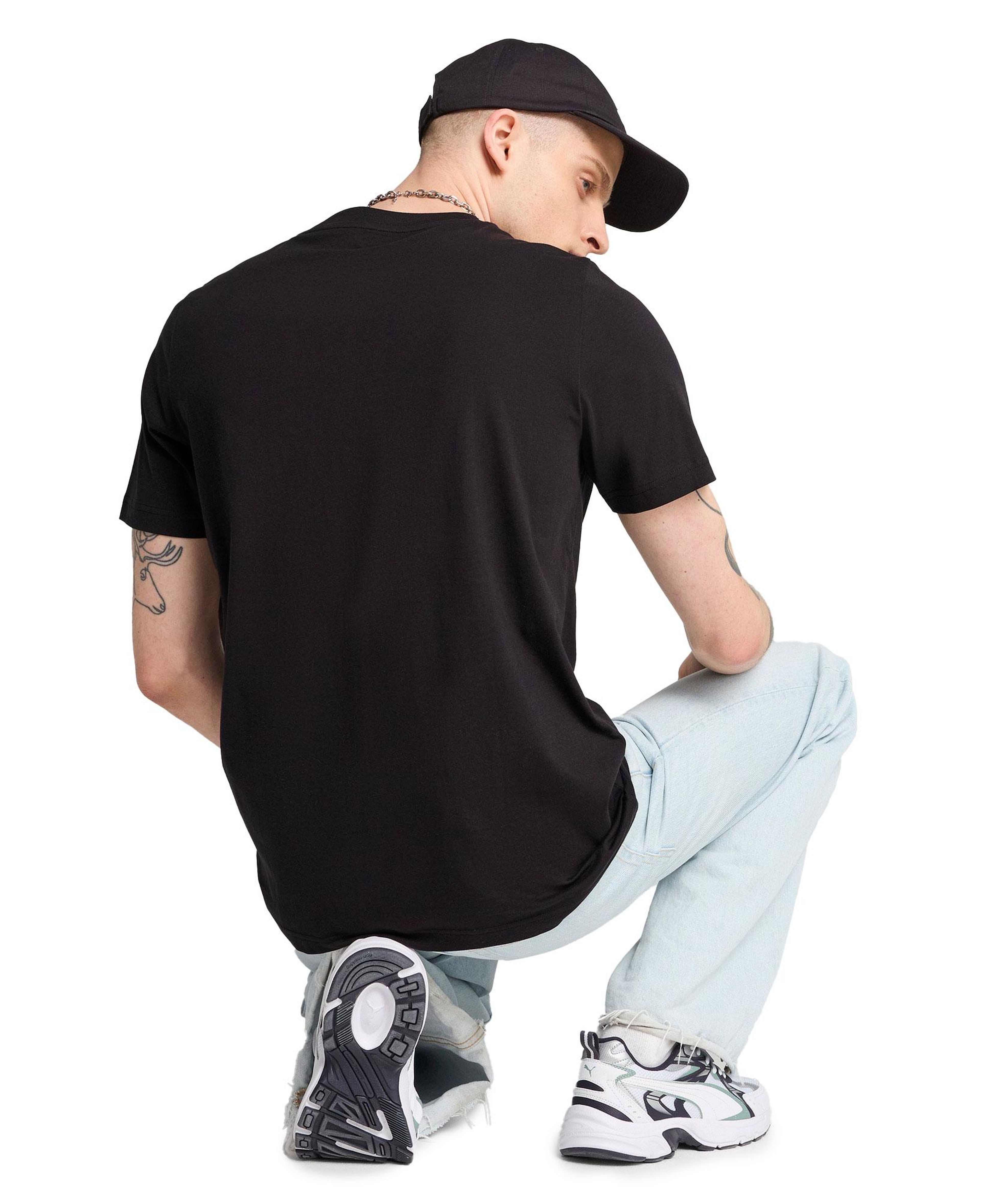 Puma Graphics Icon Erkek Siyah T-Shirt
