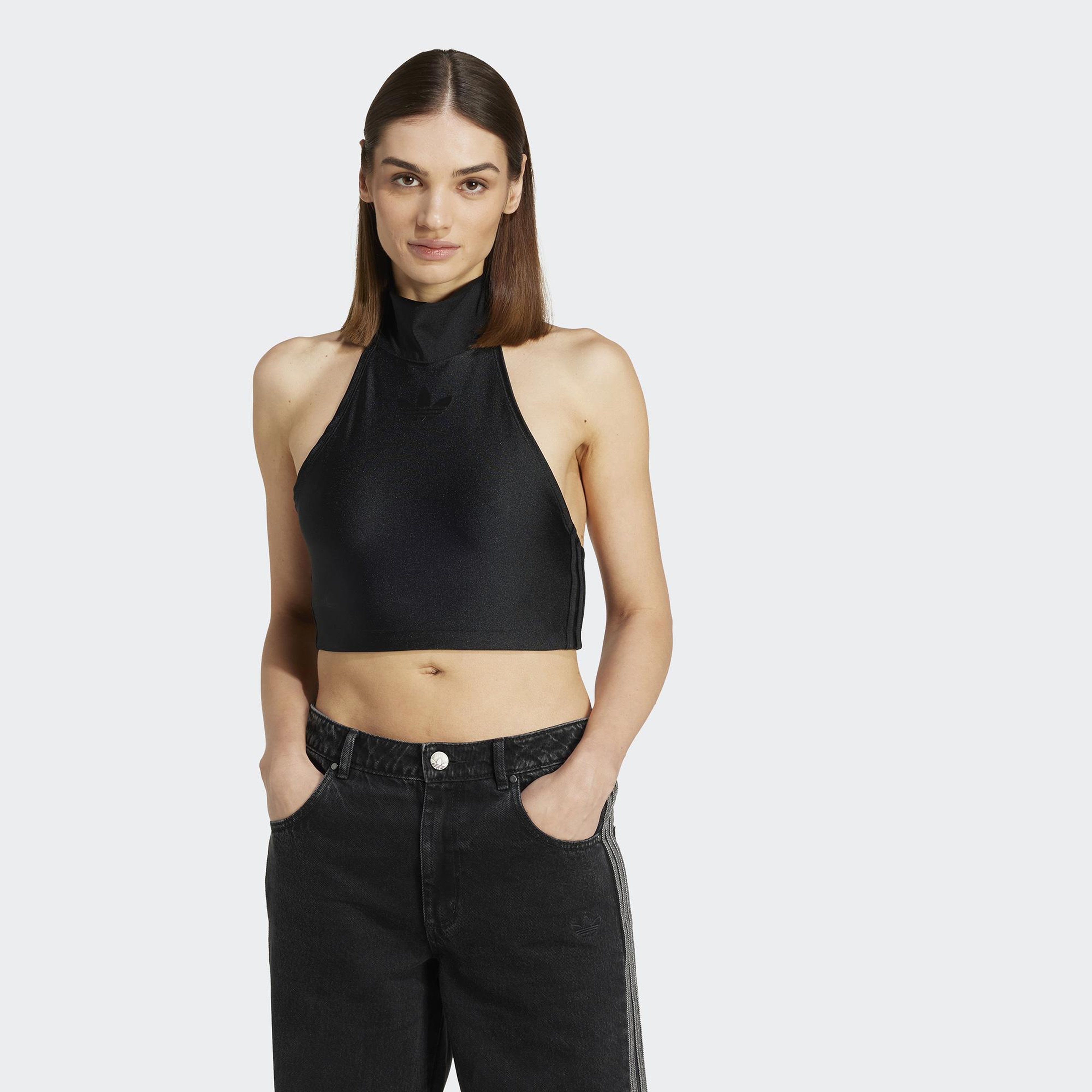 adidas Originals Halterneck Siyah Kadın T-Shirt