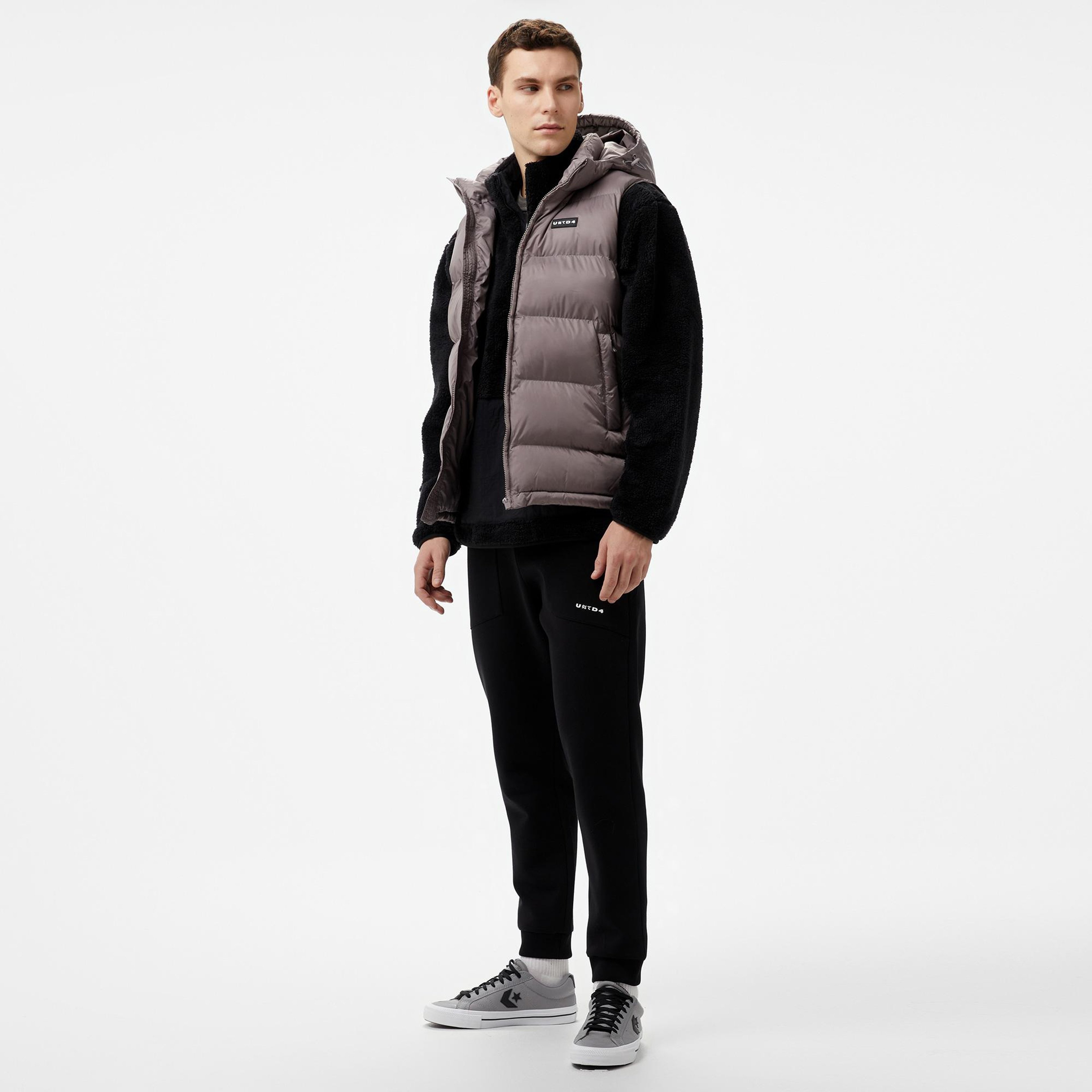 UNITED4 Vest Coat Erkek Gri Yelek