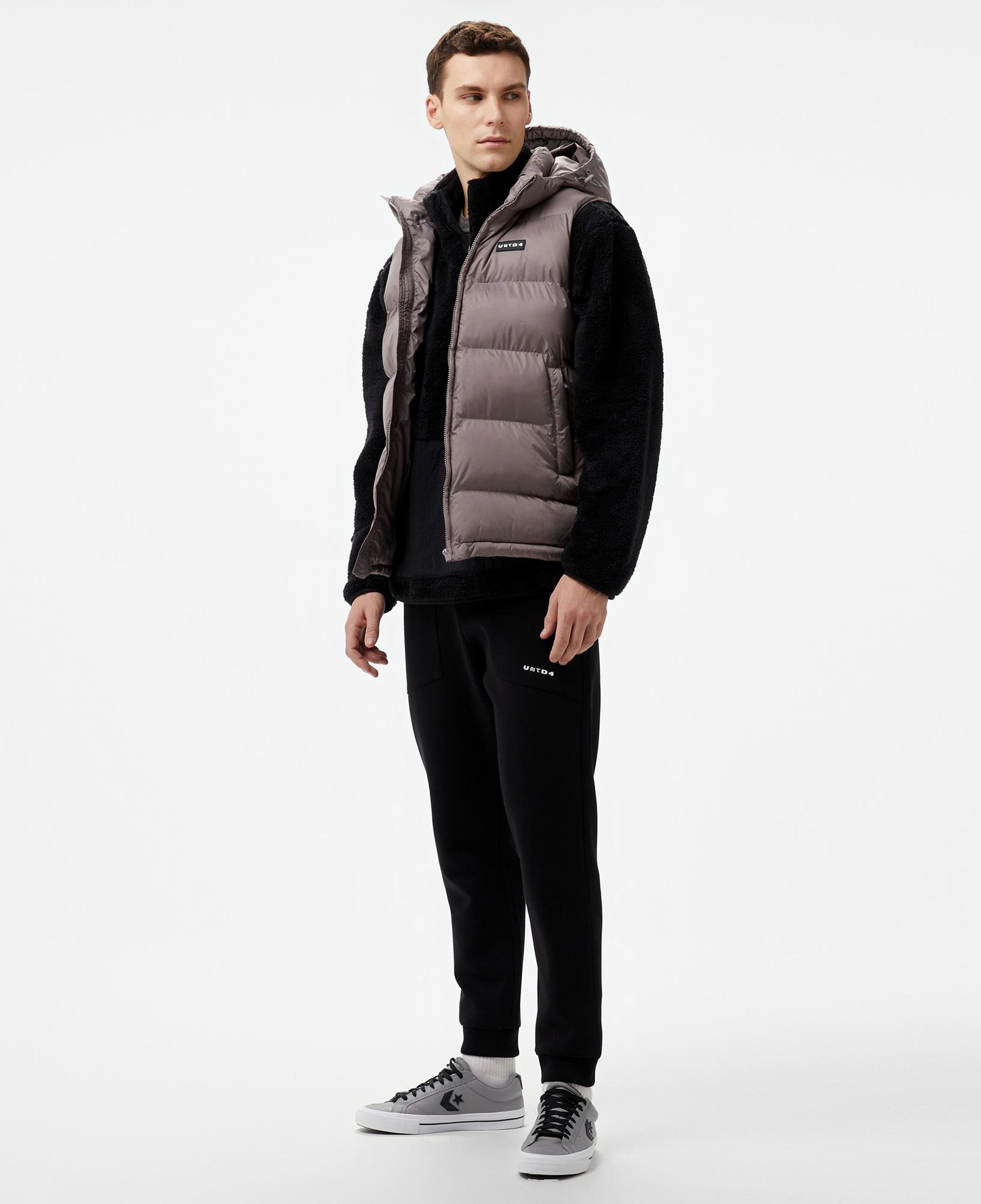 UNITED4 Vest Coat Erkek Gri Yelek