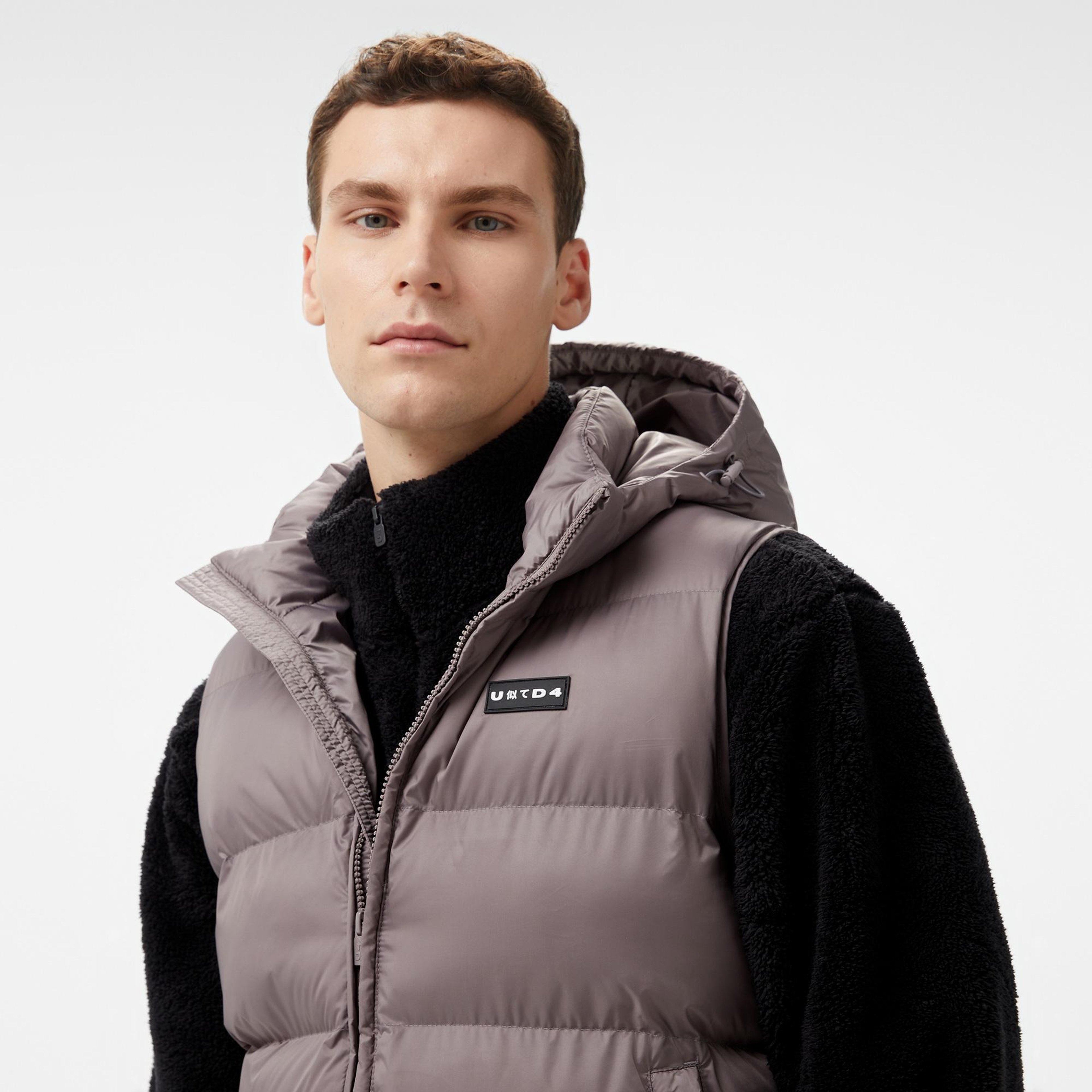 UNITED4 Vest Coat Erkek Gri Yelek