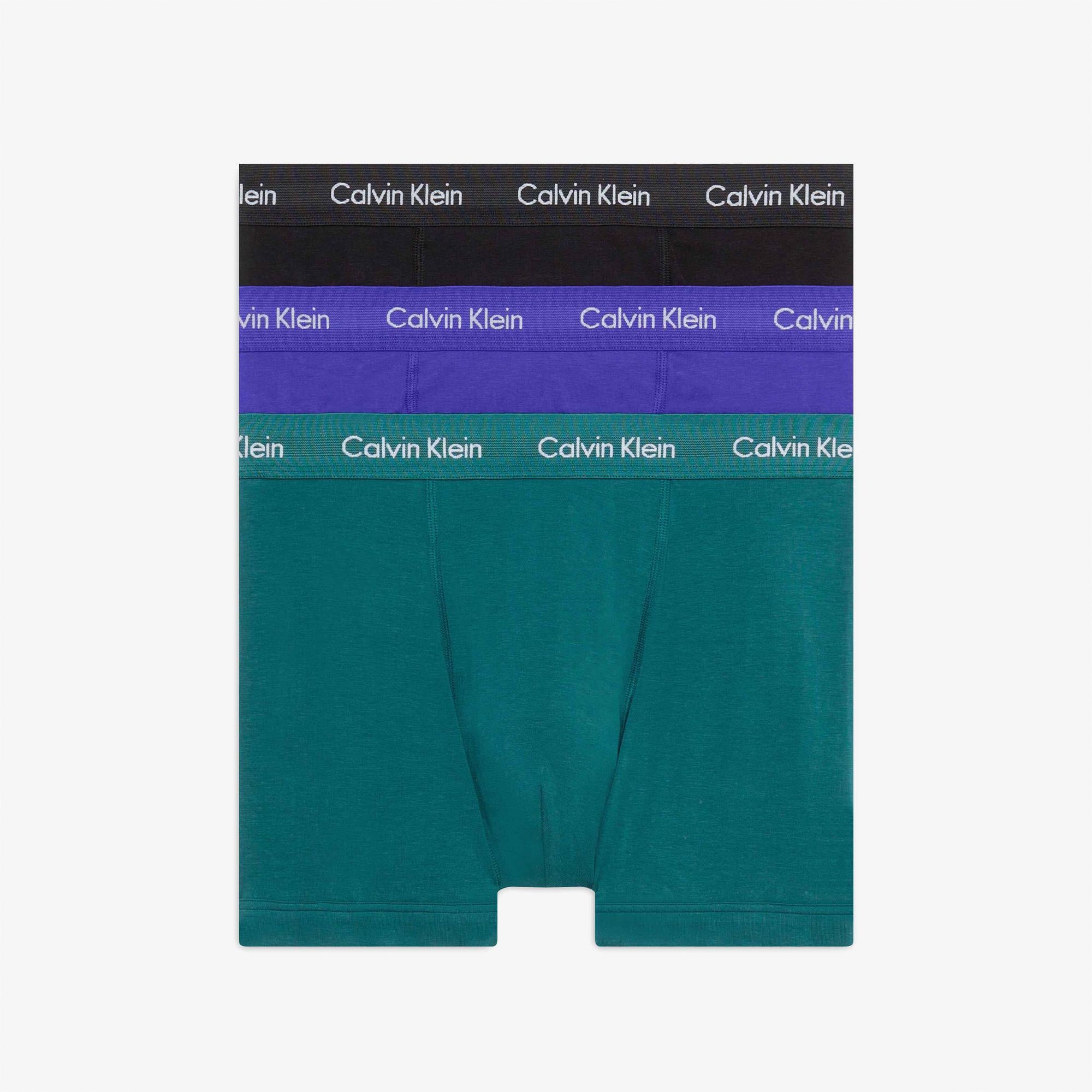 Calvin Klein Logolu Erkek Renkli 3'lü Boxer