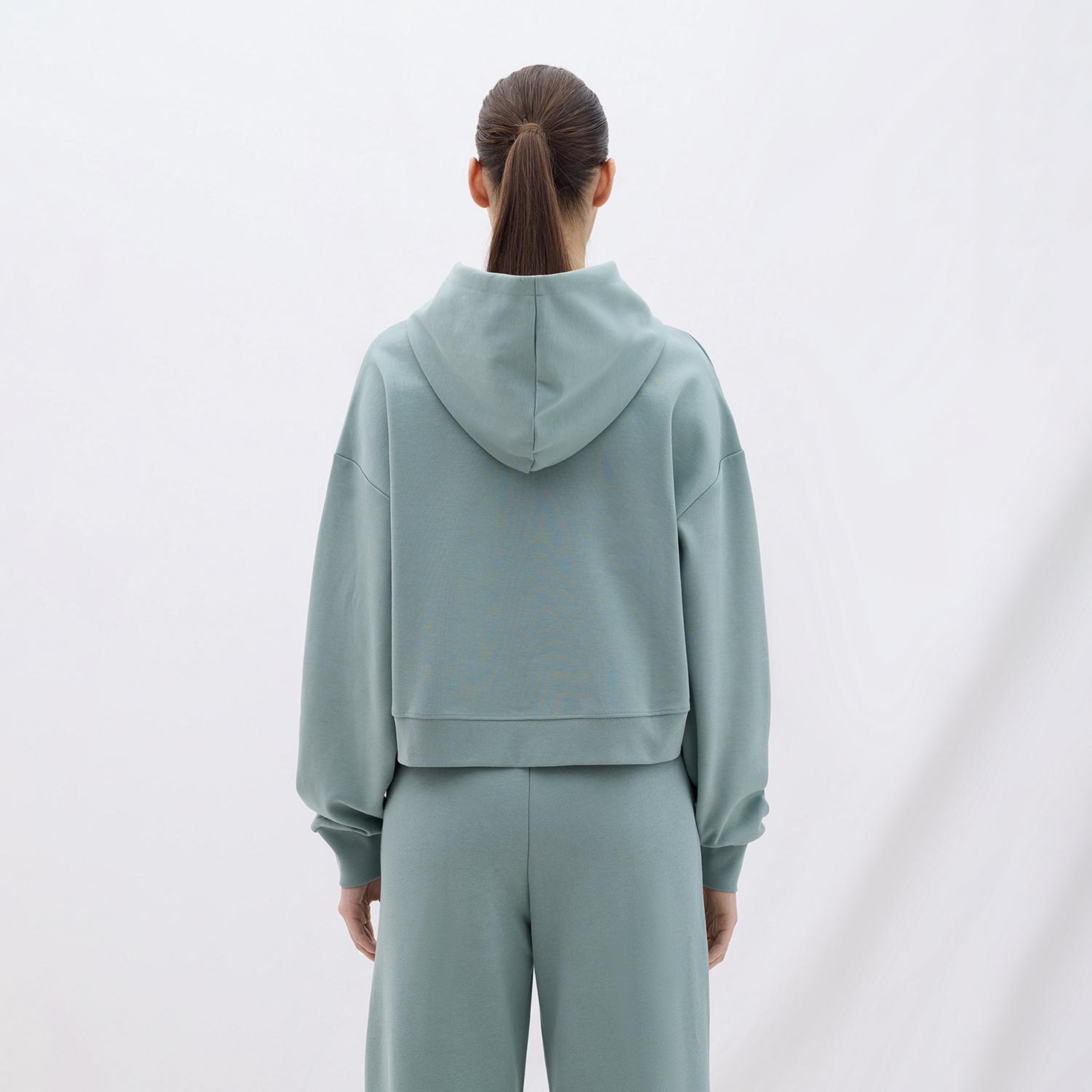 Les Benjamins Classics Kadın Yeşil Hoodie