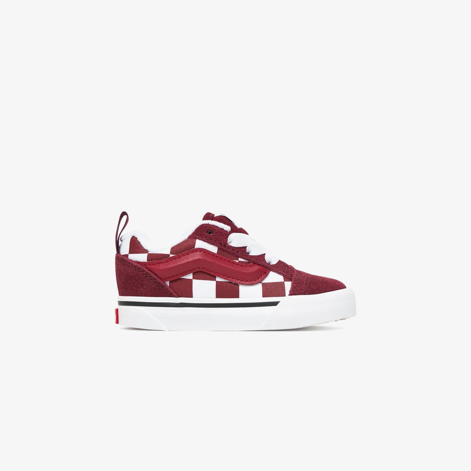 Vans Knu Skool Elastic Lace Bebek Bordo Sneaker
