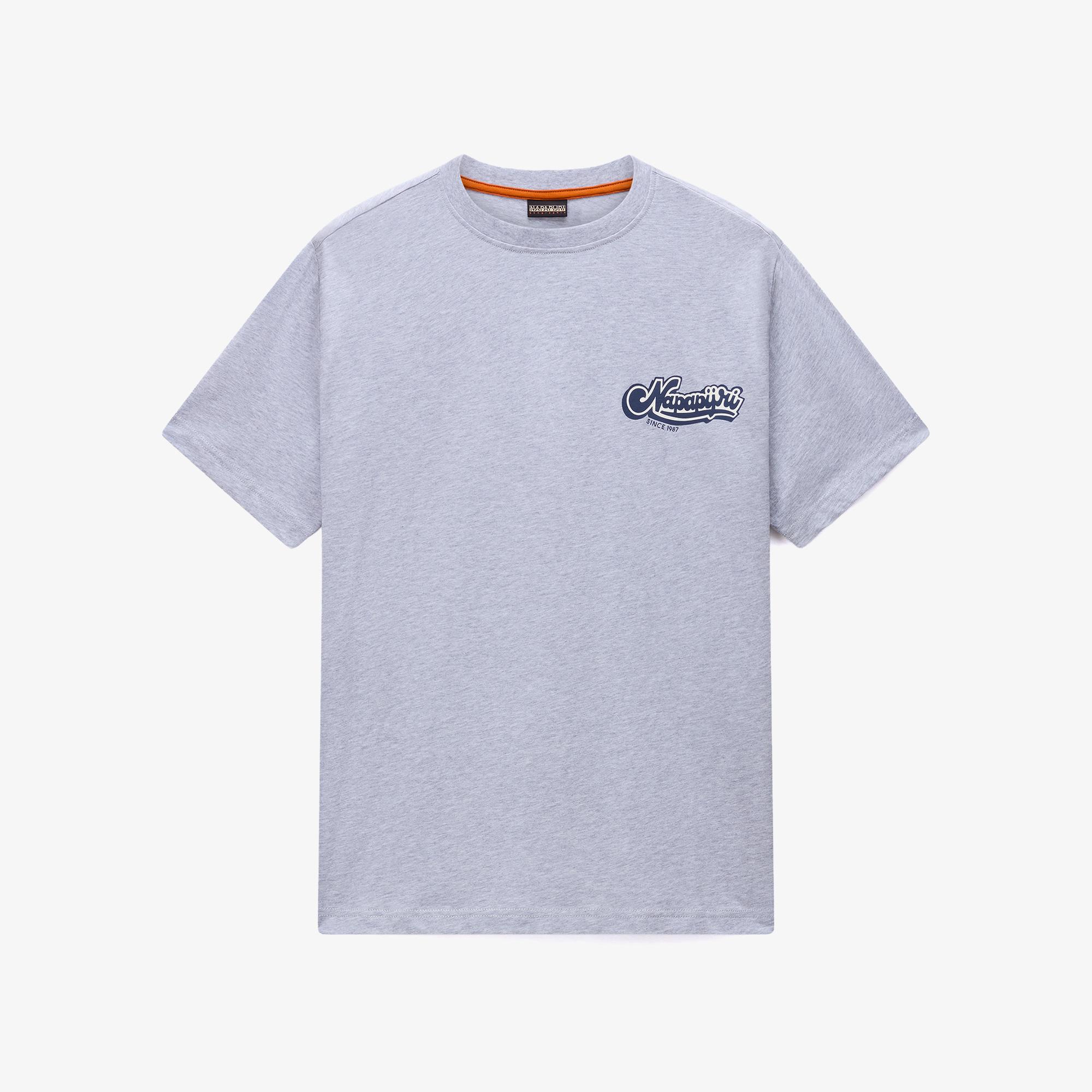 Napapijri S-Zinc Erkek Gri T-Shirt