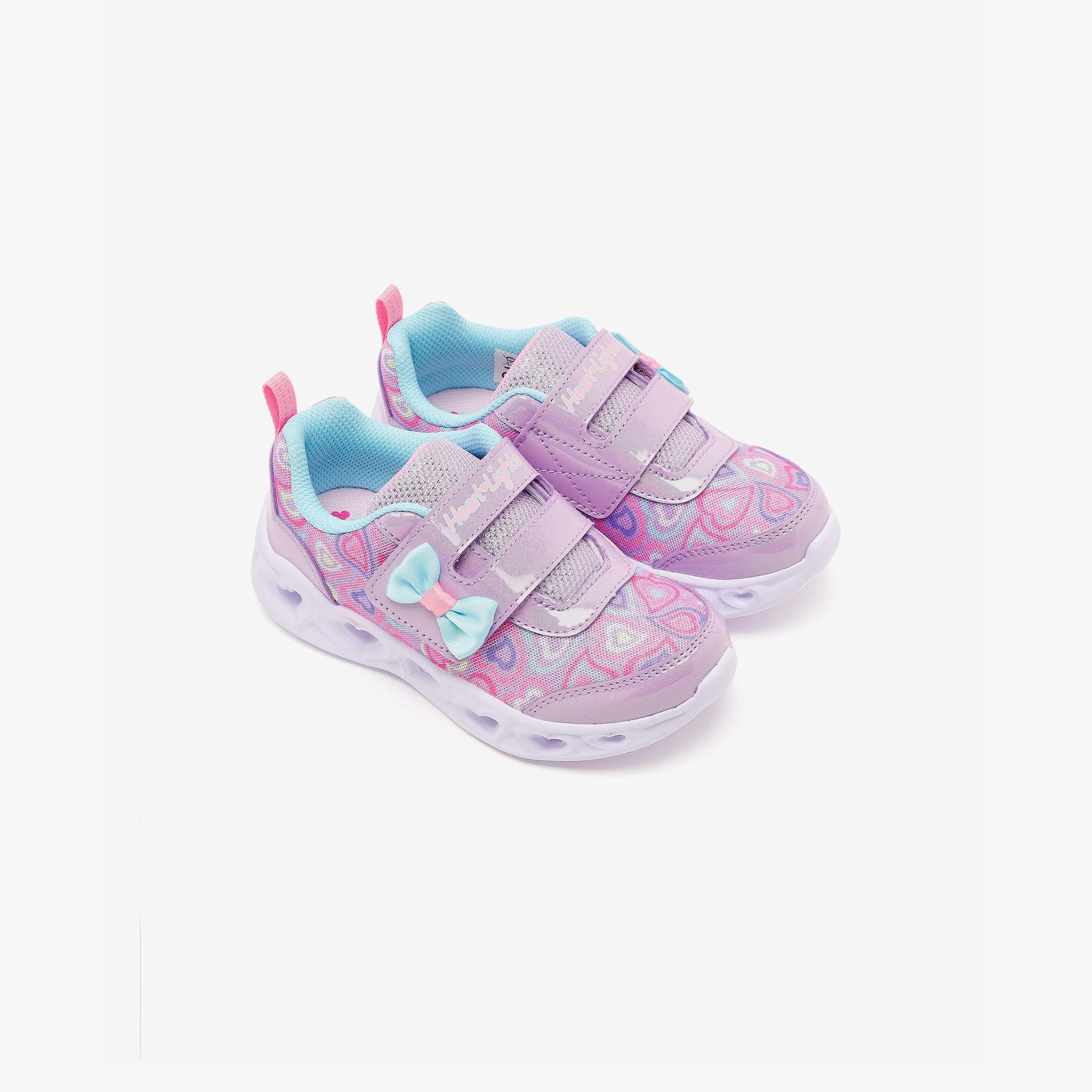 Skechers Heart Lights Boogie Land Çocuk Mor Işıklı Spor Ayakkabı