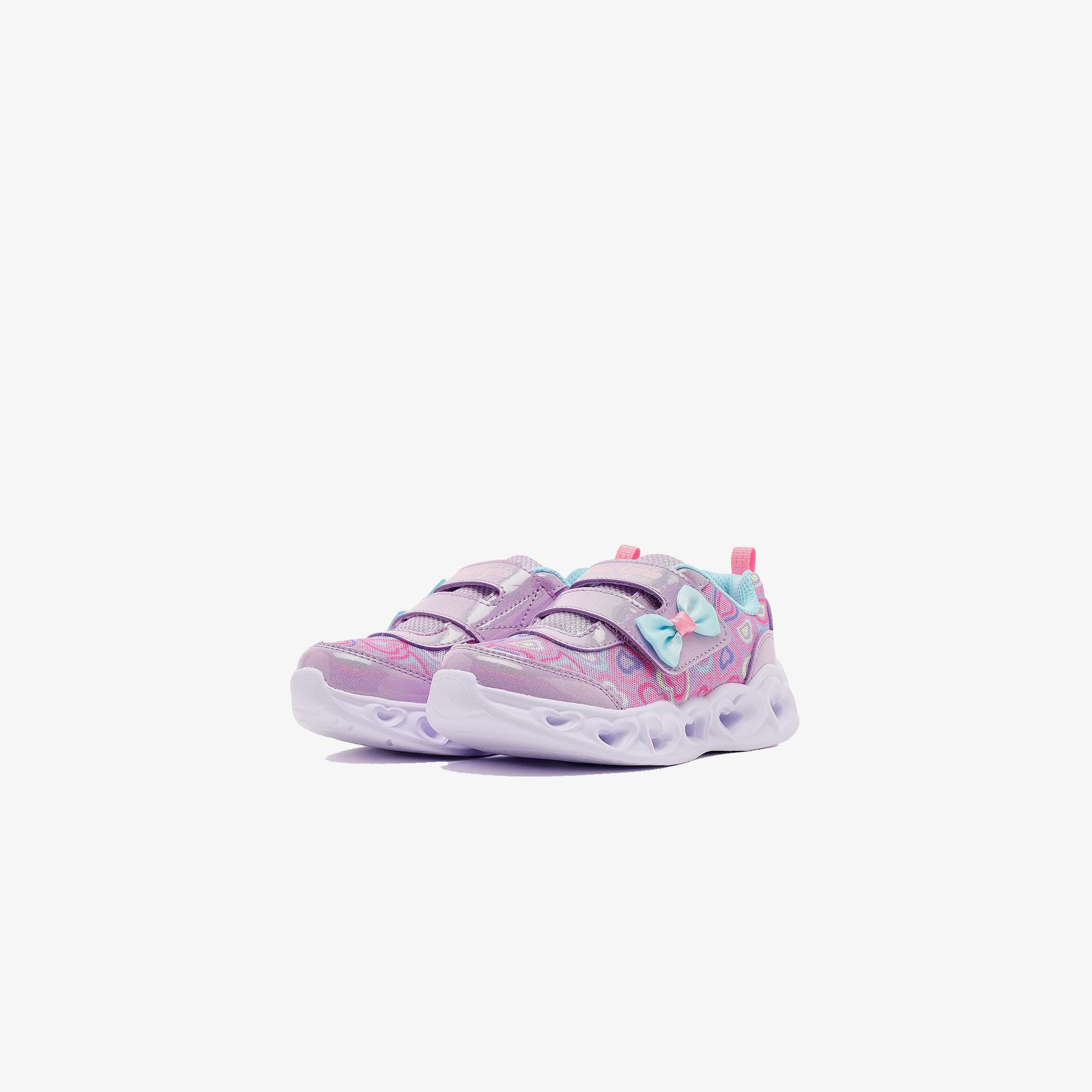 Skechers Heart Lights Boogie Land Çocuk Mor Işıklı Spor Ayakkabı